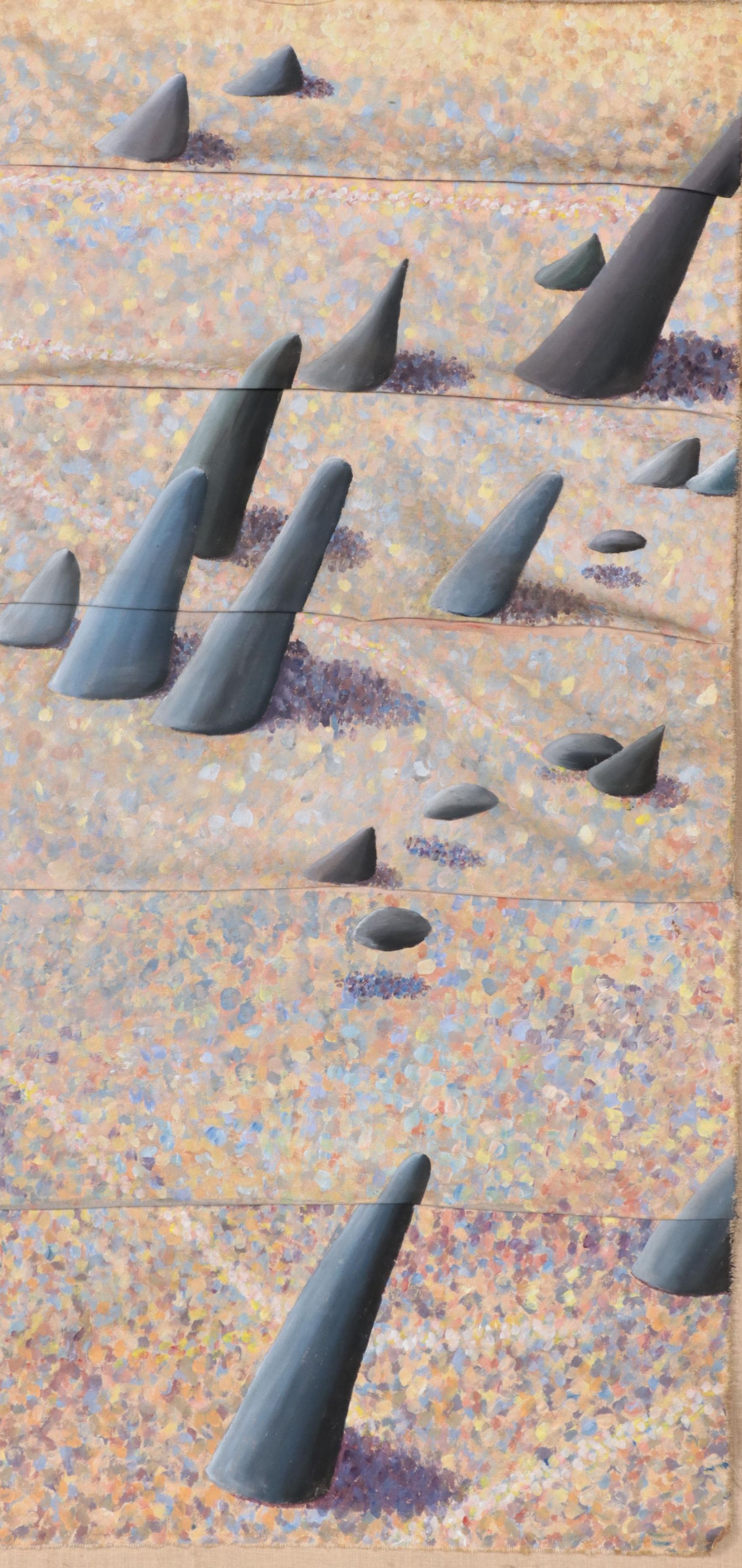 Mary Farnum Burnley Acrylic Painting "Lunar Atmosphere"