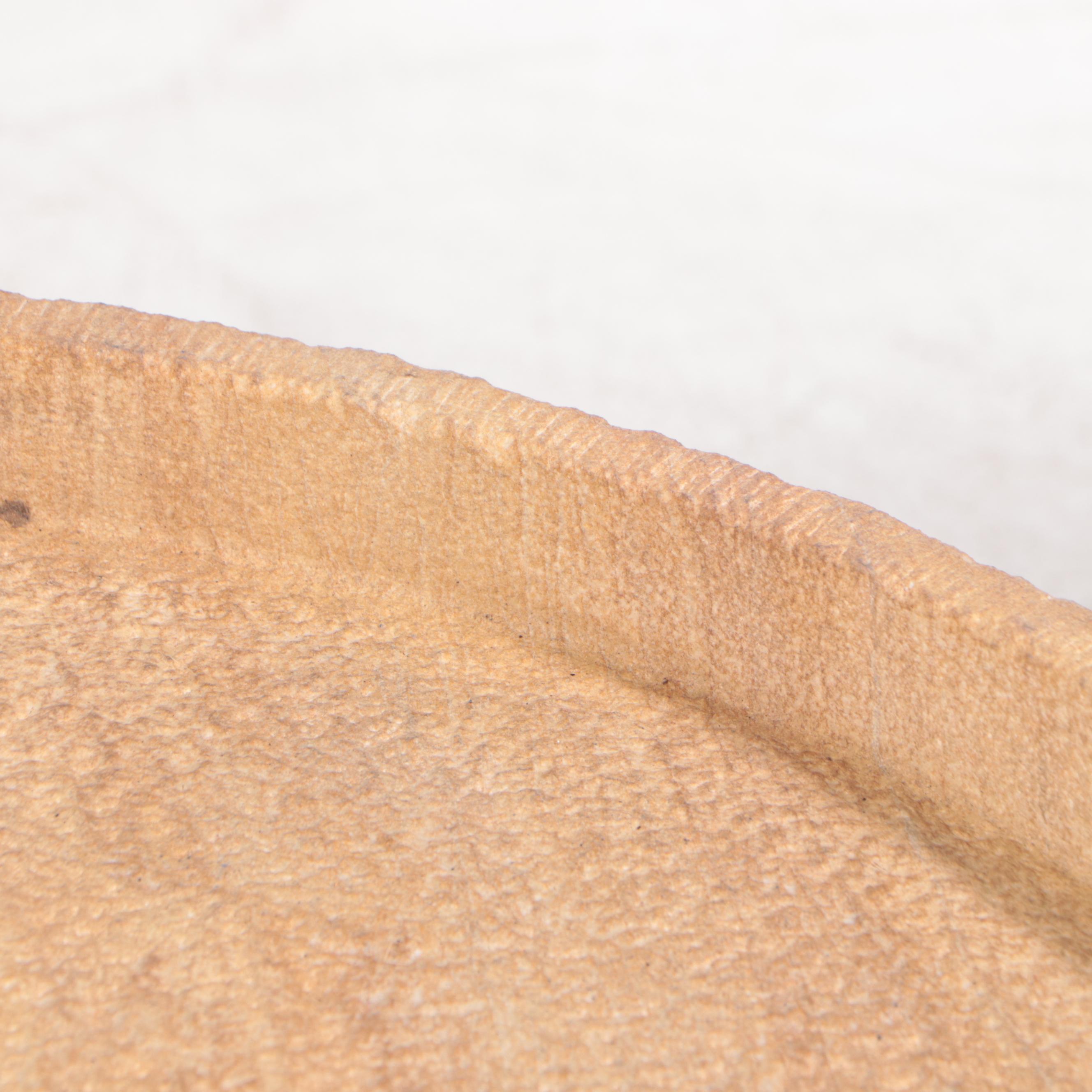 Modern Stone and Steel Coffee Table