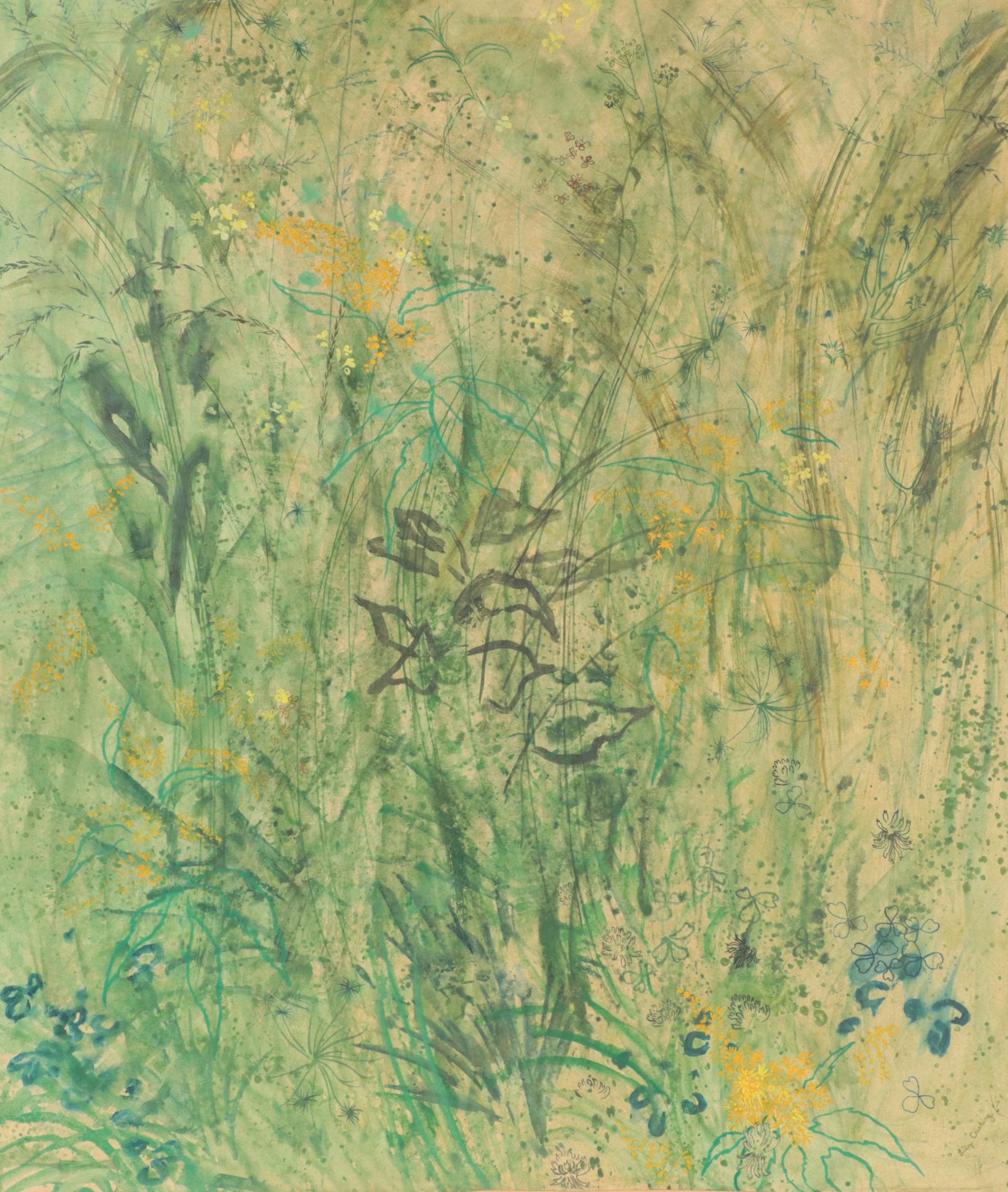 Lily Cushing Oil Painting "Late Summer Field," 1964