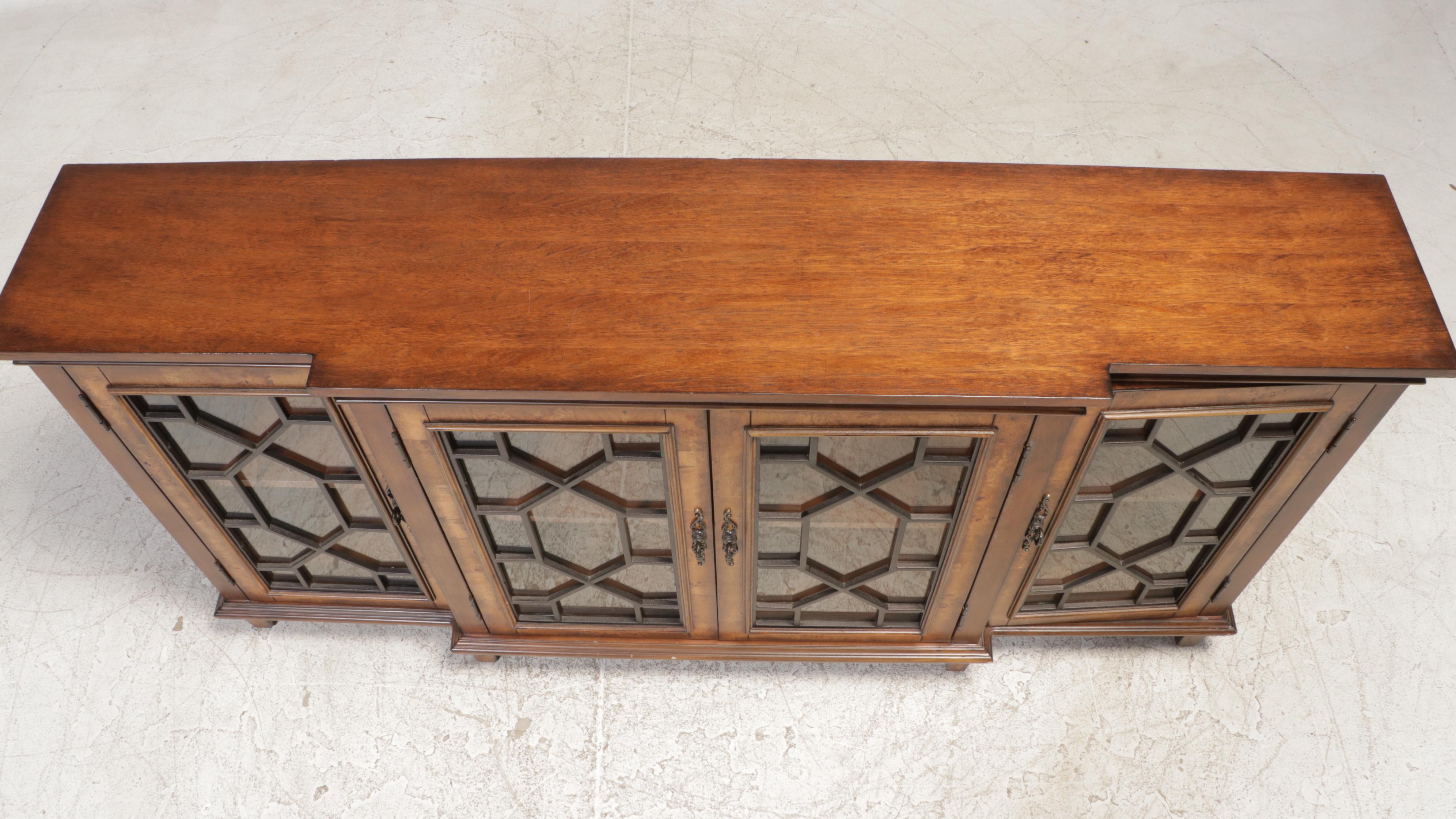 Coast to Coast Imports Four-Door Breakfront Media Console