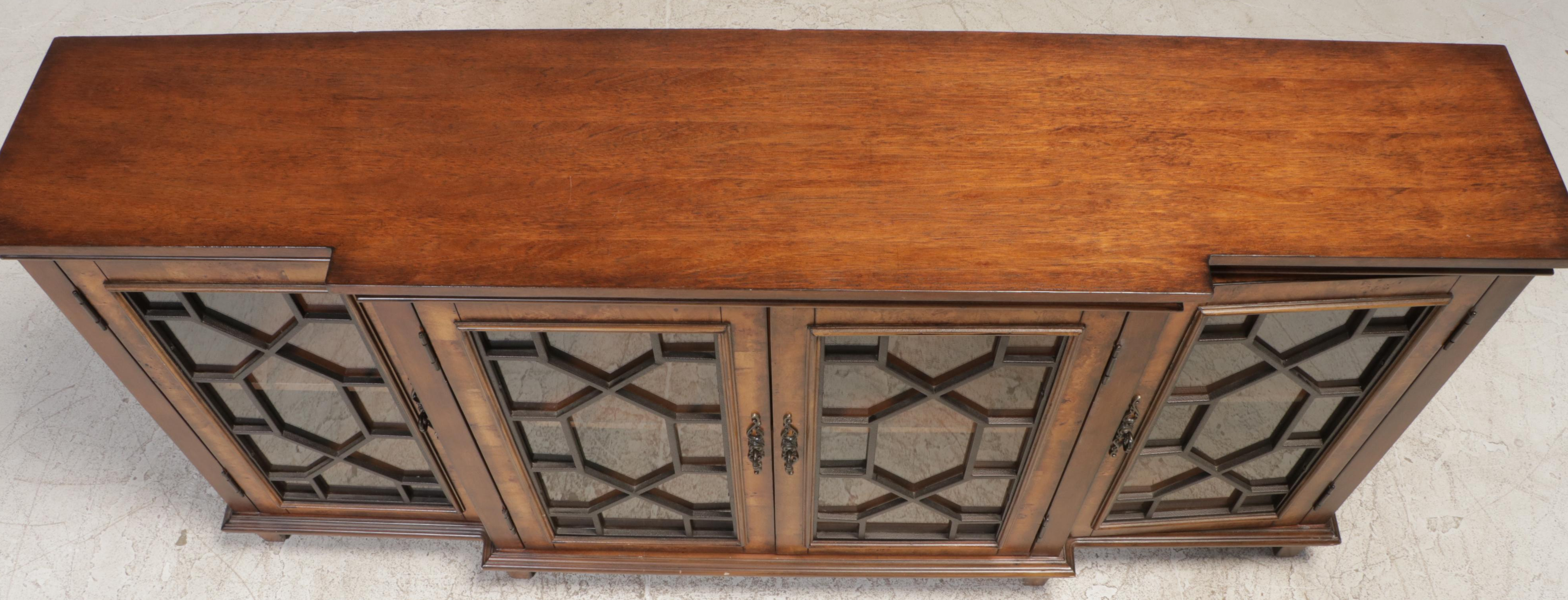 Coast to Coast Imports Four-Door Breakfront Media Console