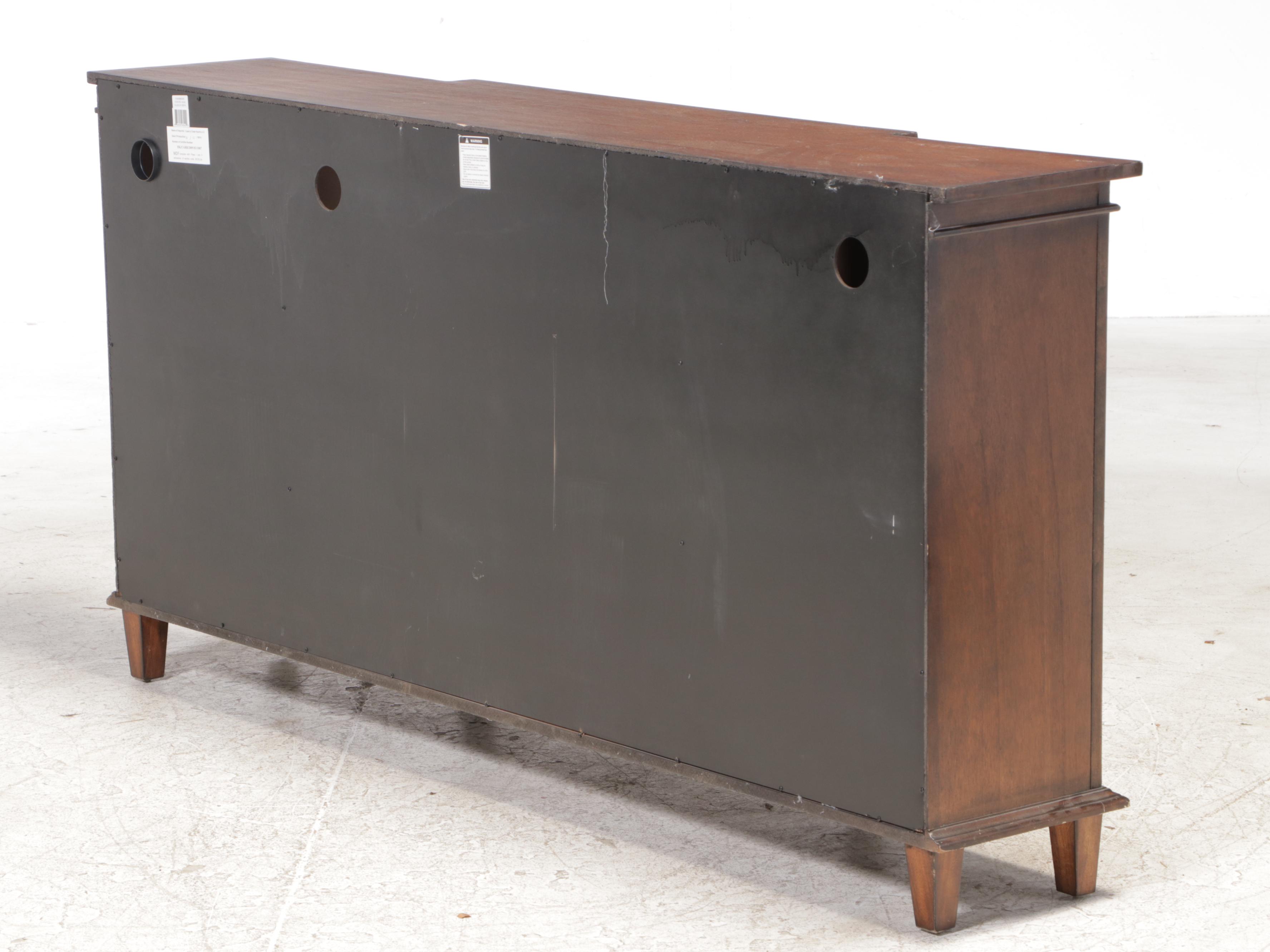 Coast to Coast Imports Four-Door Breakfront Media Console