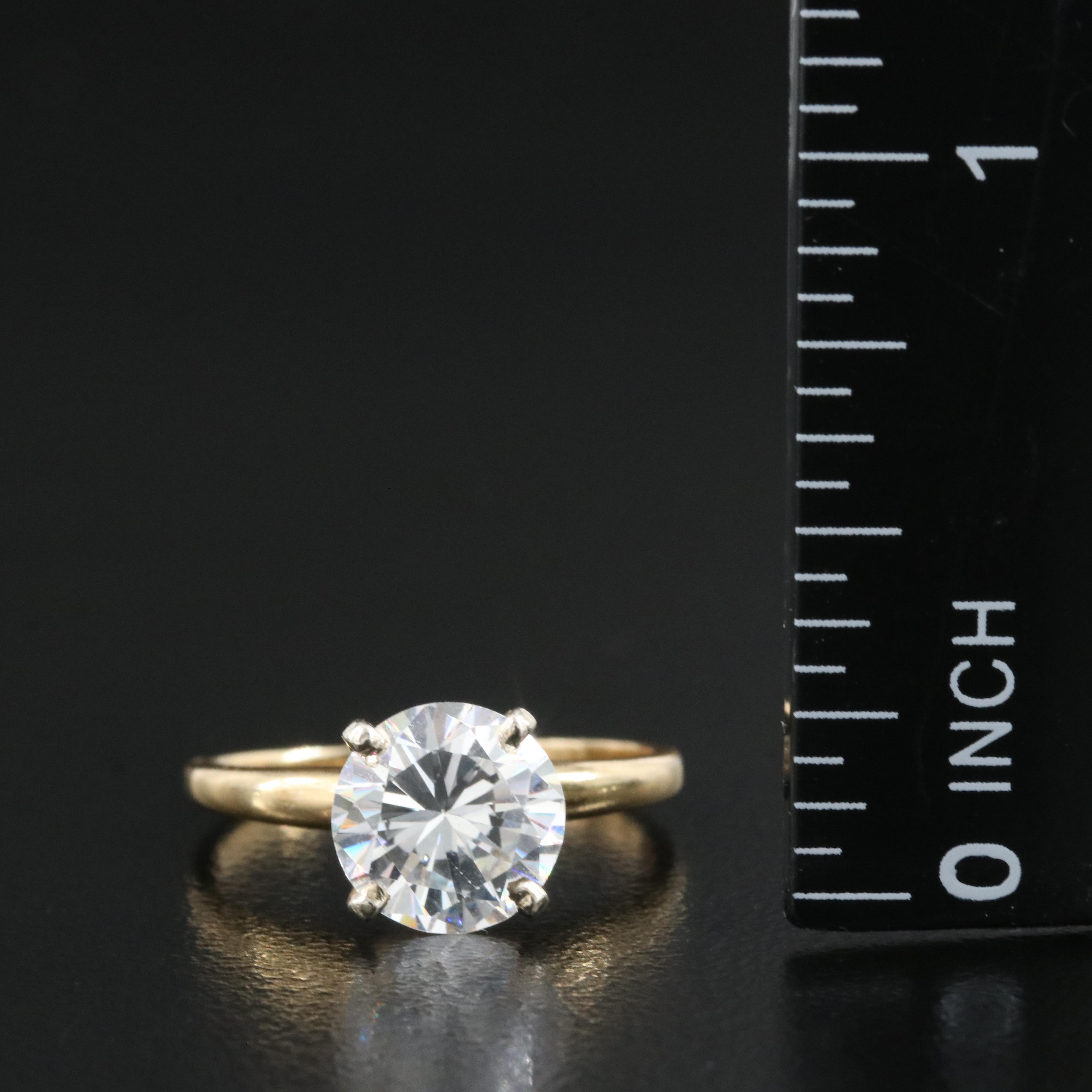 14K Cubic Zirconia Ring and Pendant