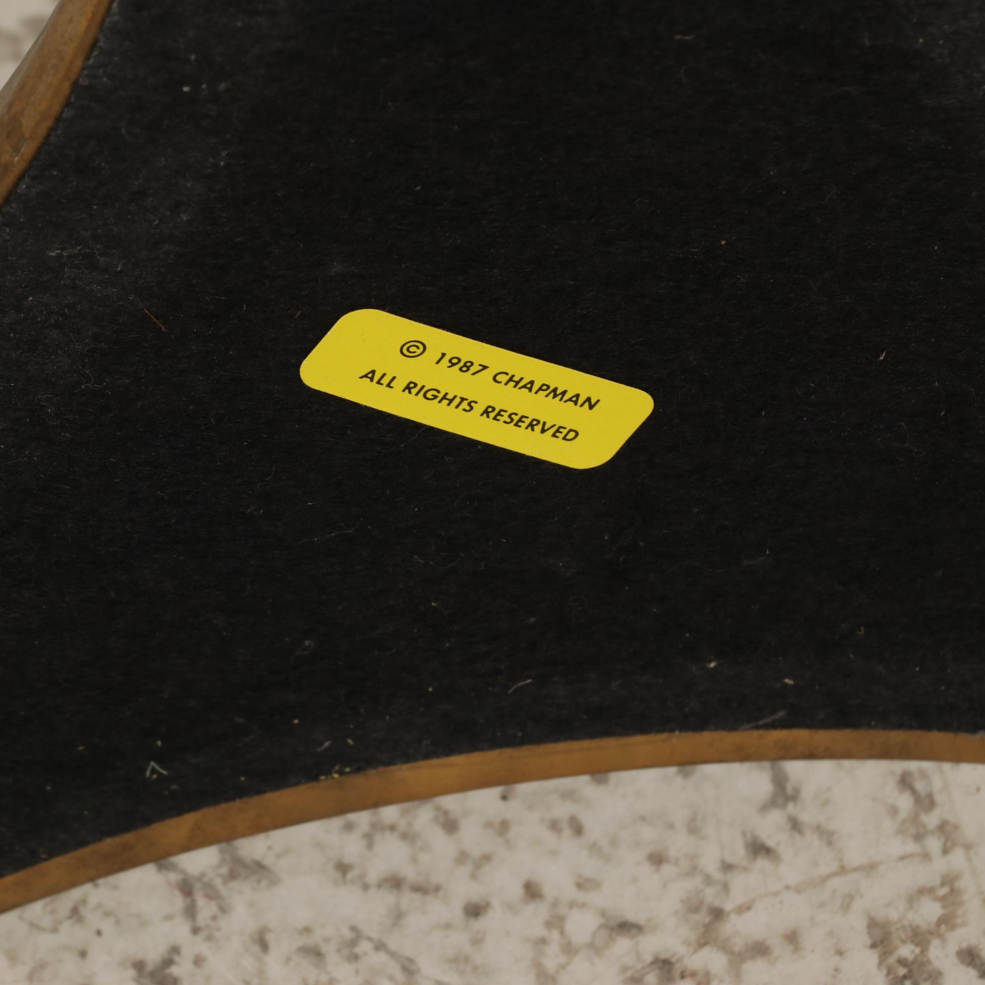 Chapman Neoclassical Style Brass Candlestick Buffet Lamp Pair, Late 20th Century