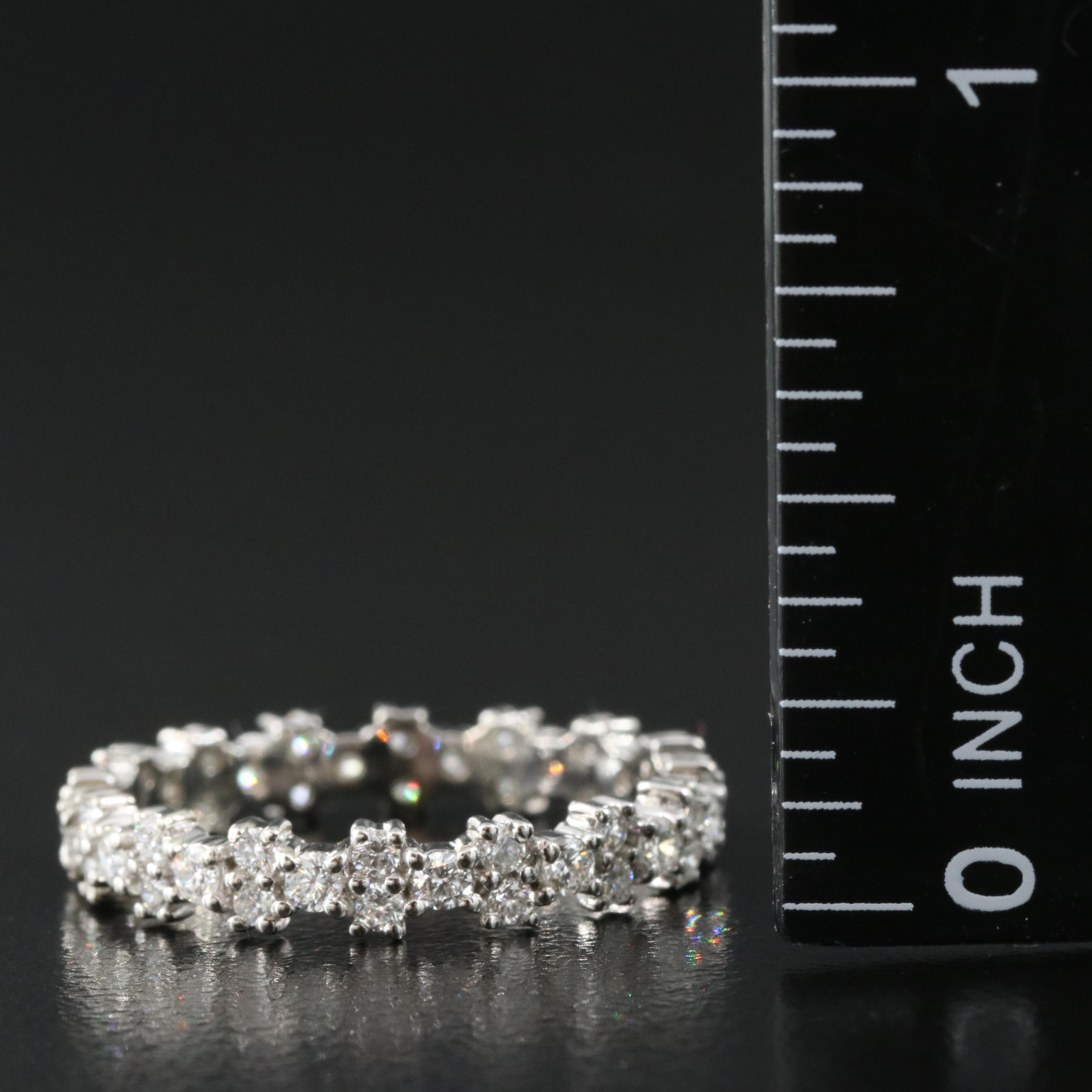 10K 0.54 CTW Lab Grown Diamond Eternity Band