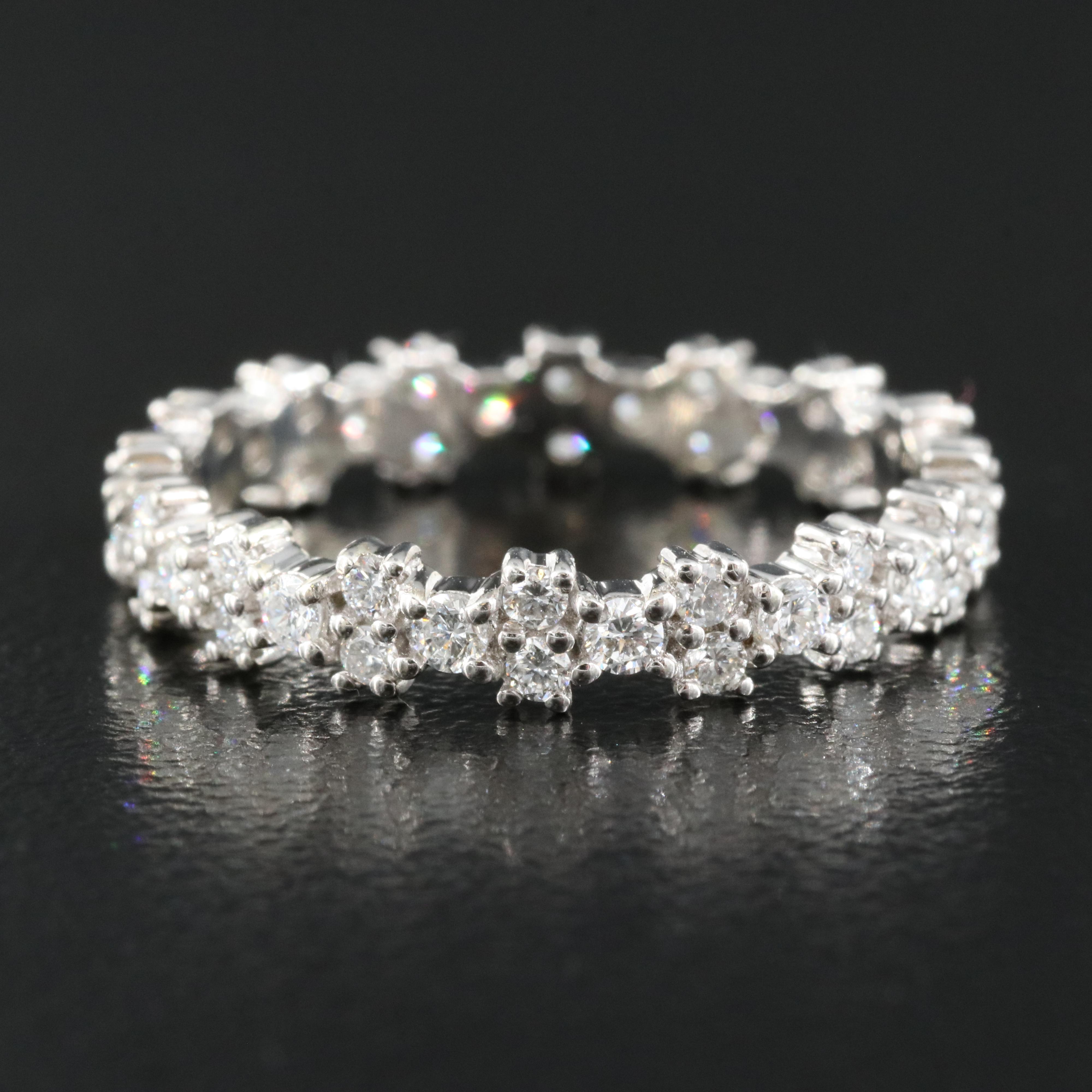 10K 0.54 CTW Lab Grown Diamond Eternity Band