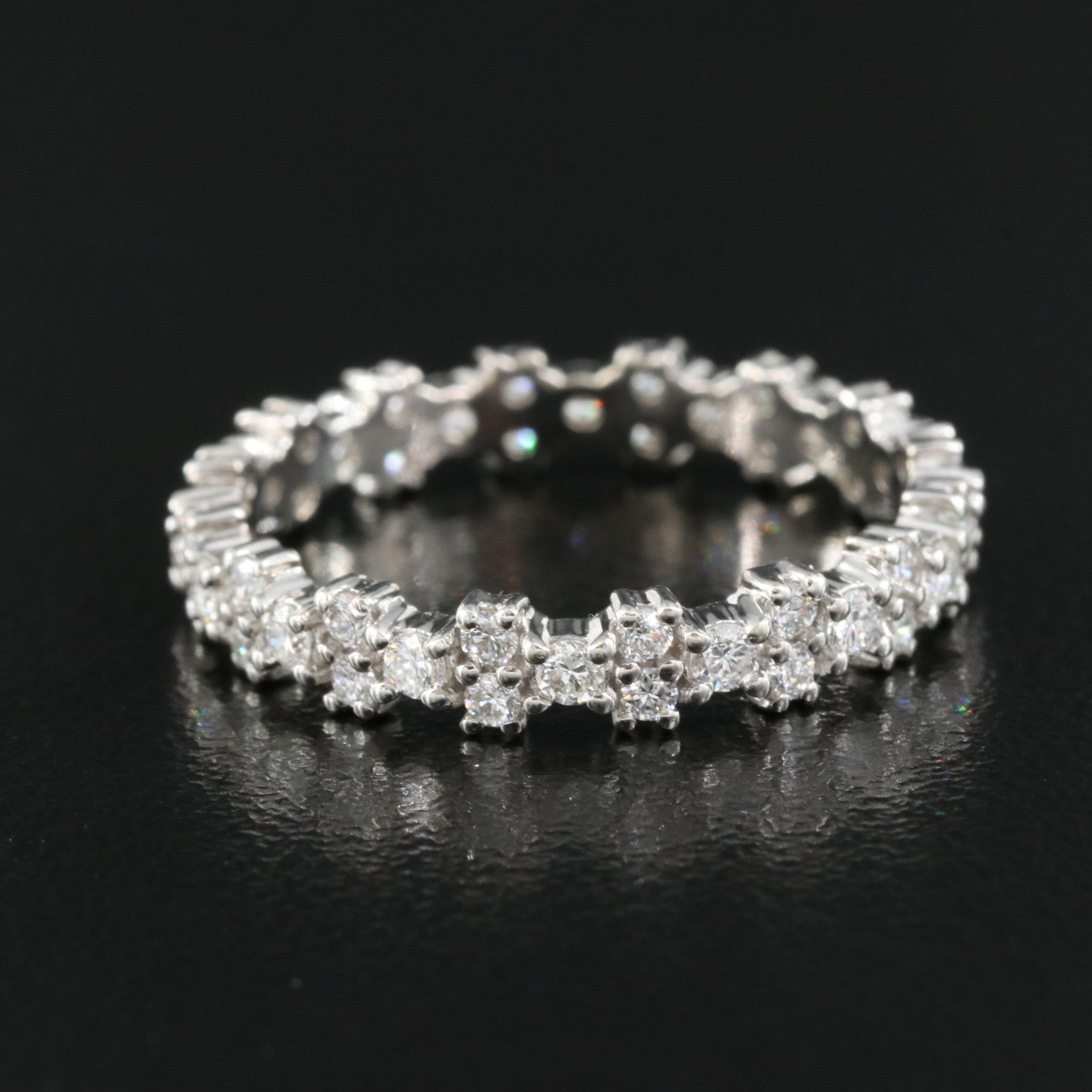 10K 0.54 CTW Lab Grown Diamond Eternity Band