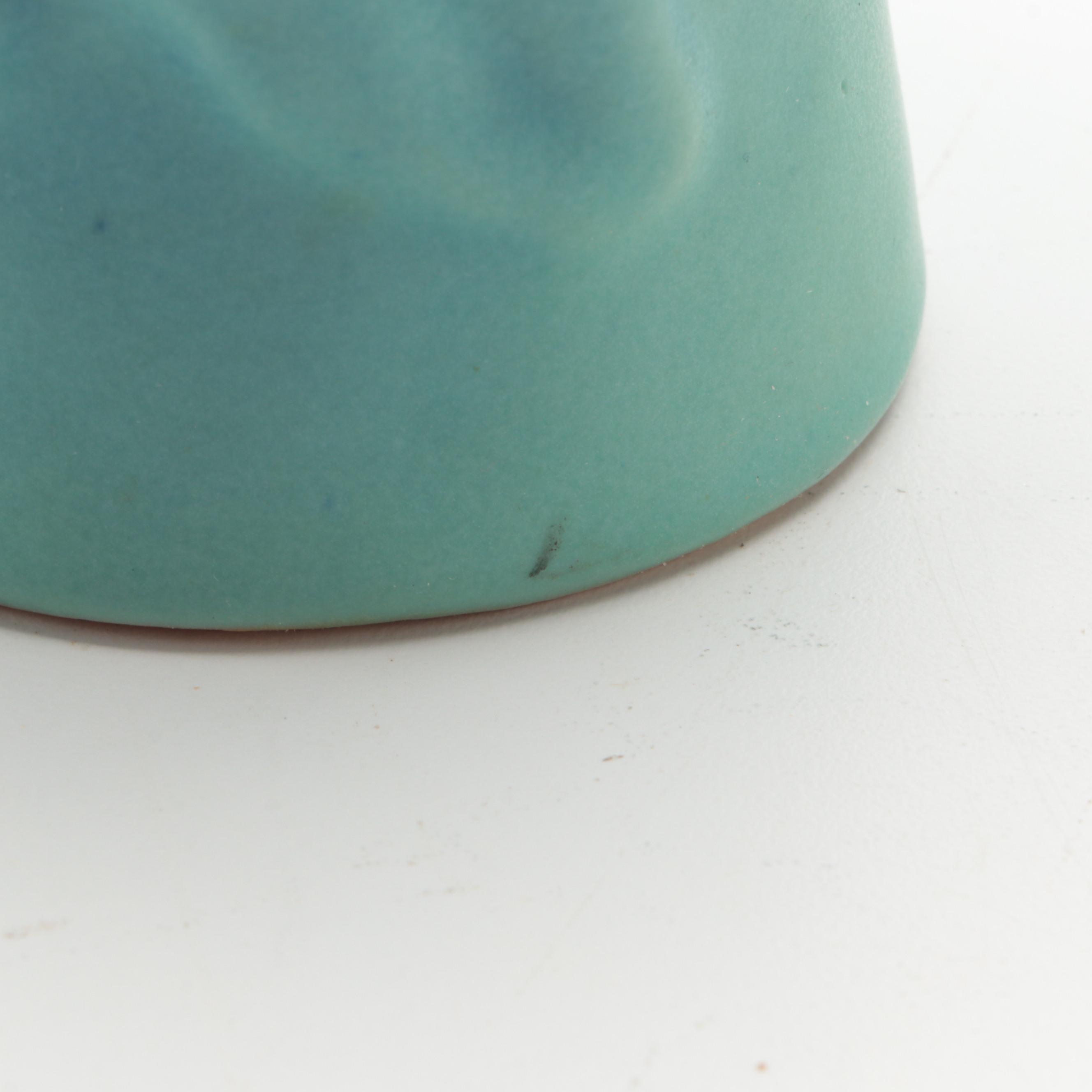 Loretta Short for Van Briggle Pottery Ming Blue "Lorelei" Vase, 1988-1997