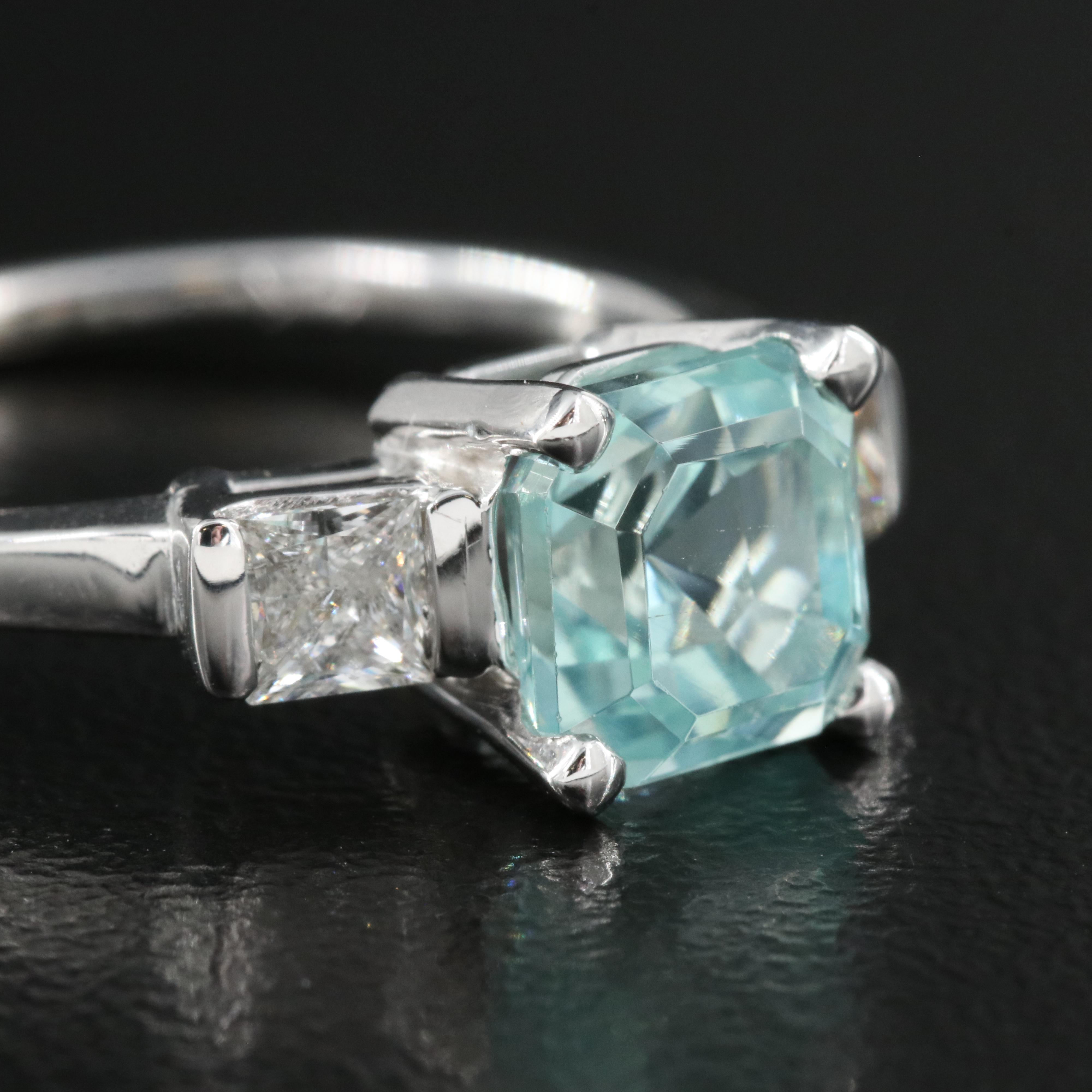 14K Tourmaline and Diamond Ring