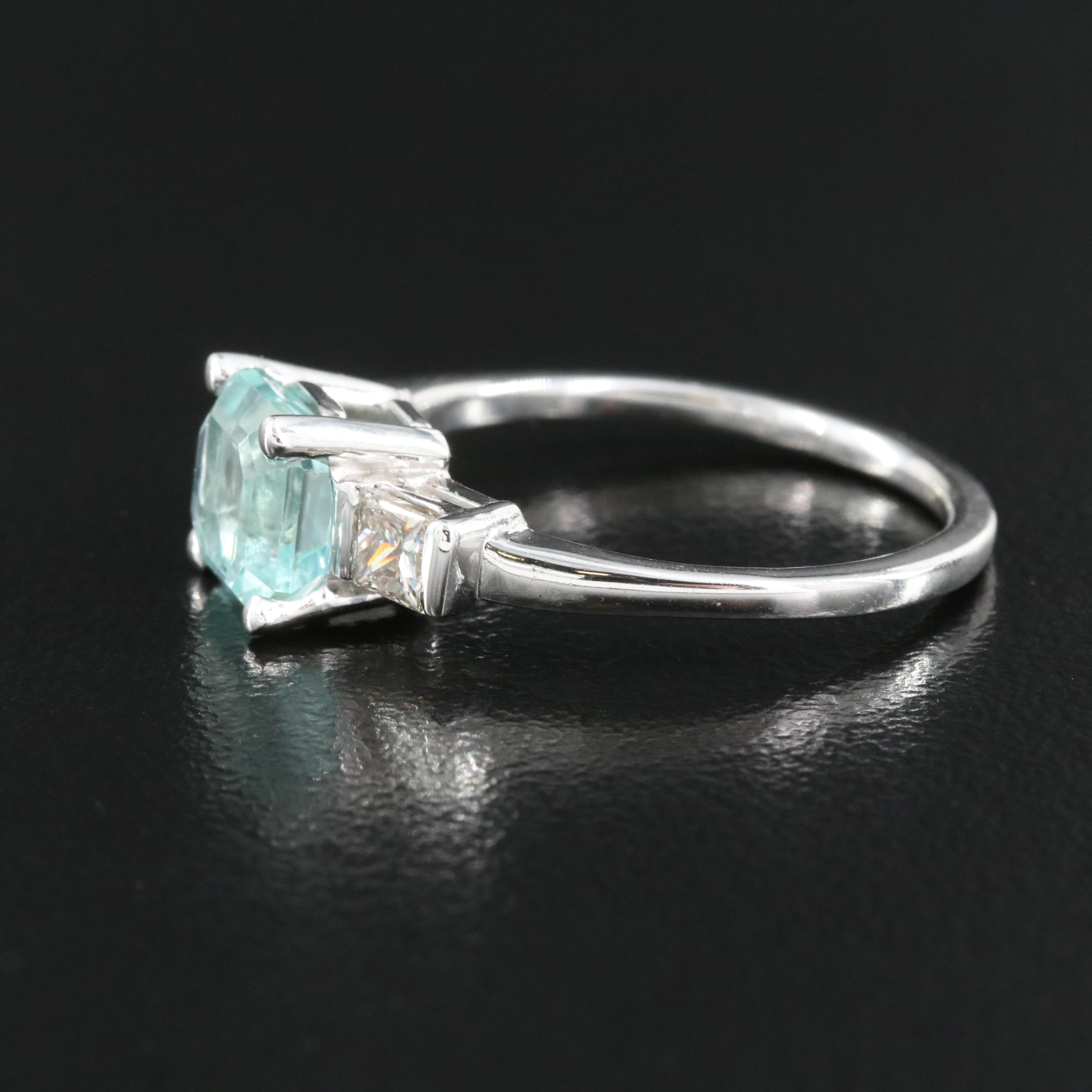 14K Tourmaline and Diamond Ring