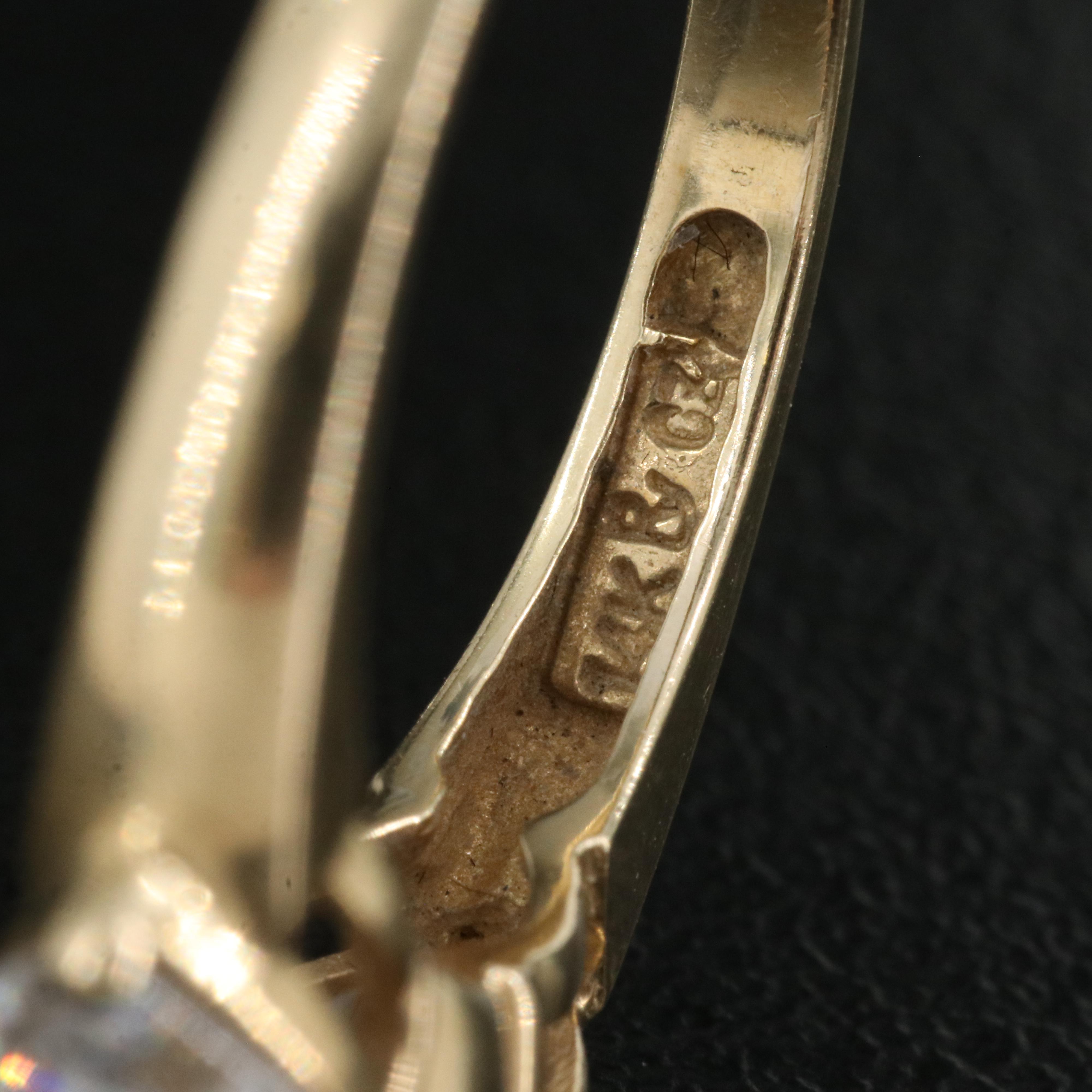 14K Cubic Zirconia Ring and Pendant