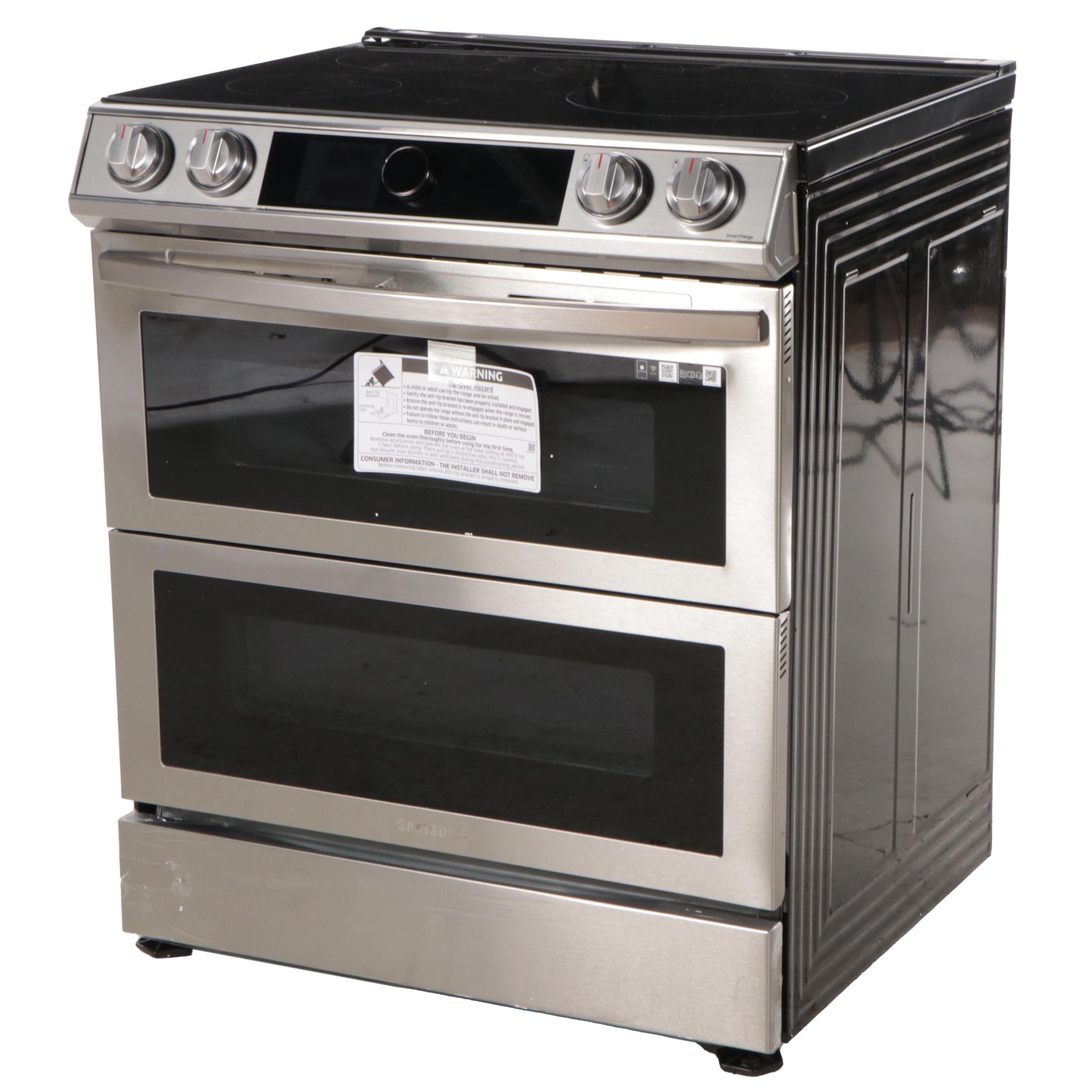Samsung Stainless Steel Slide-in Electric Range With Smart Dial and Air Fry