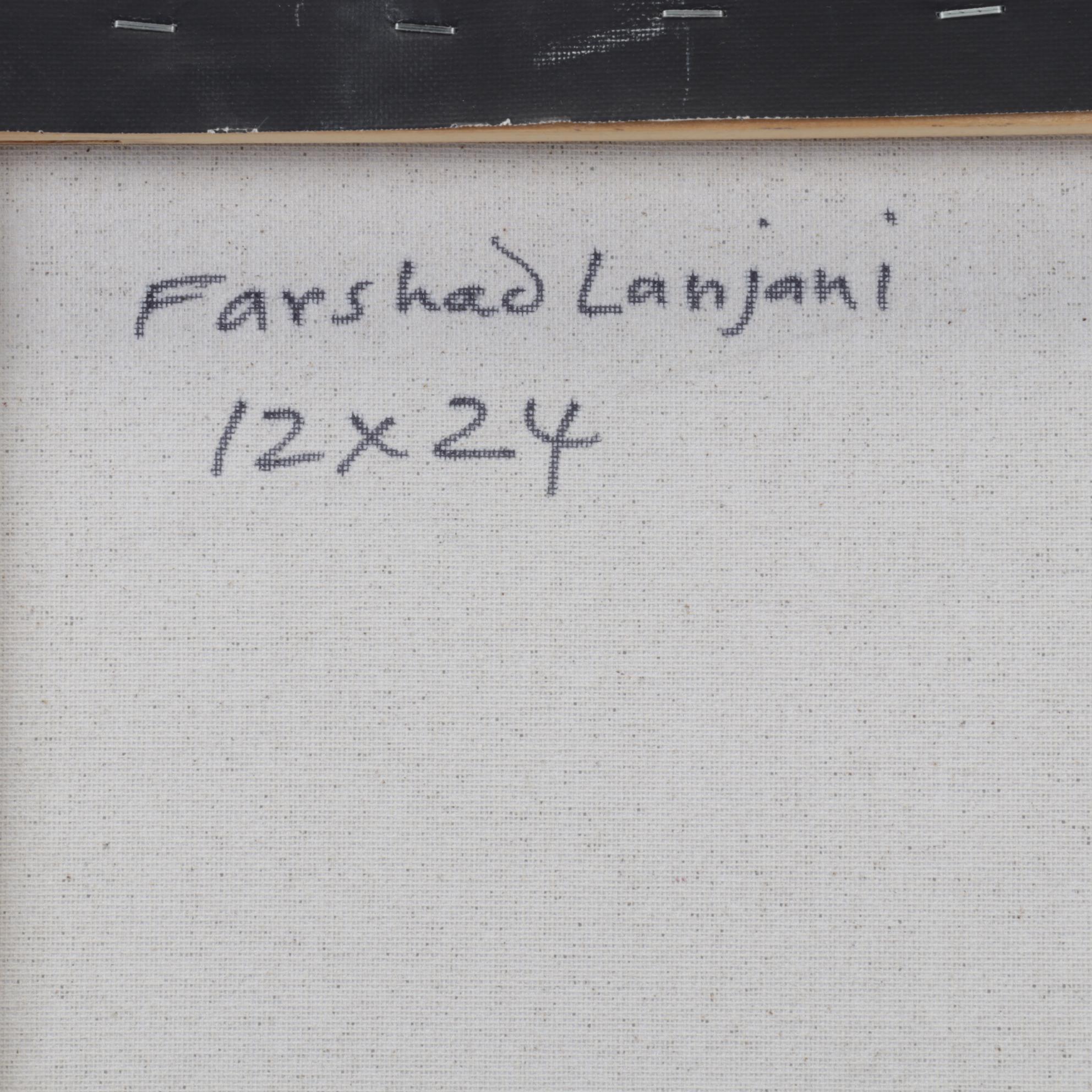 Farshad Lanjani Abstract Acrylic Painting, 21st Century