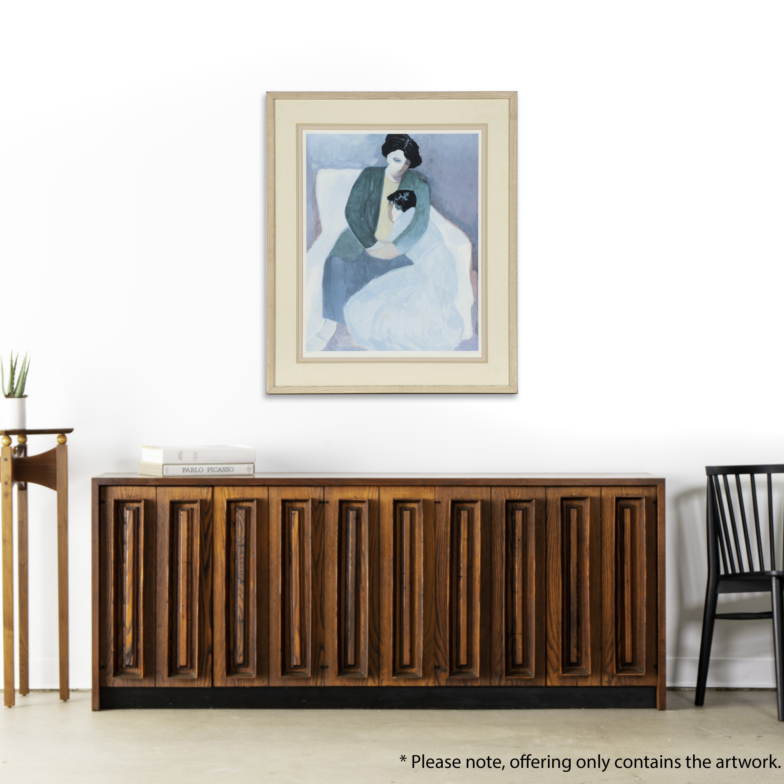 Barbara A. Wood Offset Lithograph "Circle of Love," Late 20th Century