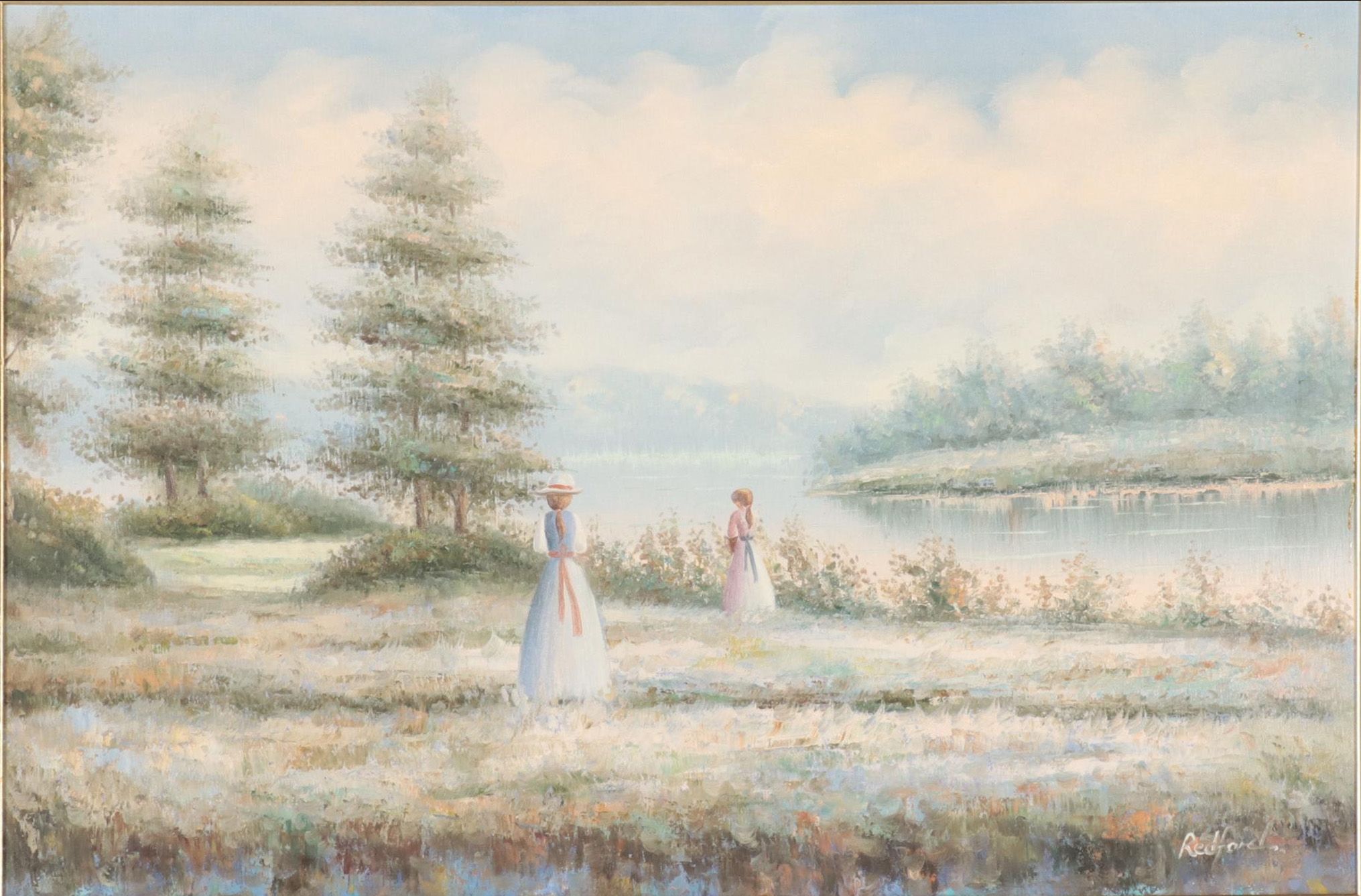 Landscape Oil Painting, Mid to Late 20th Century