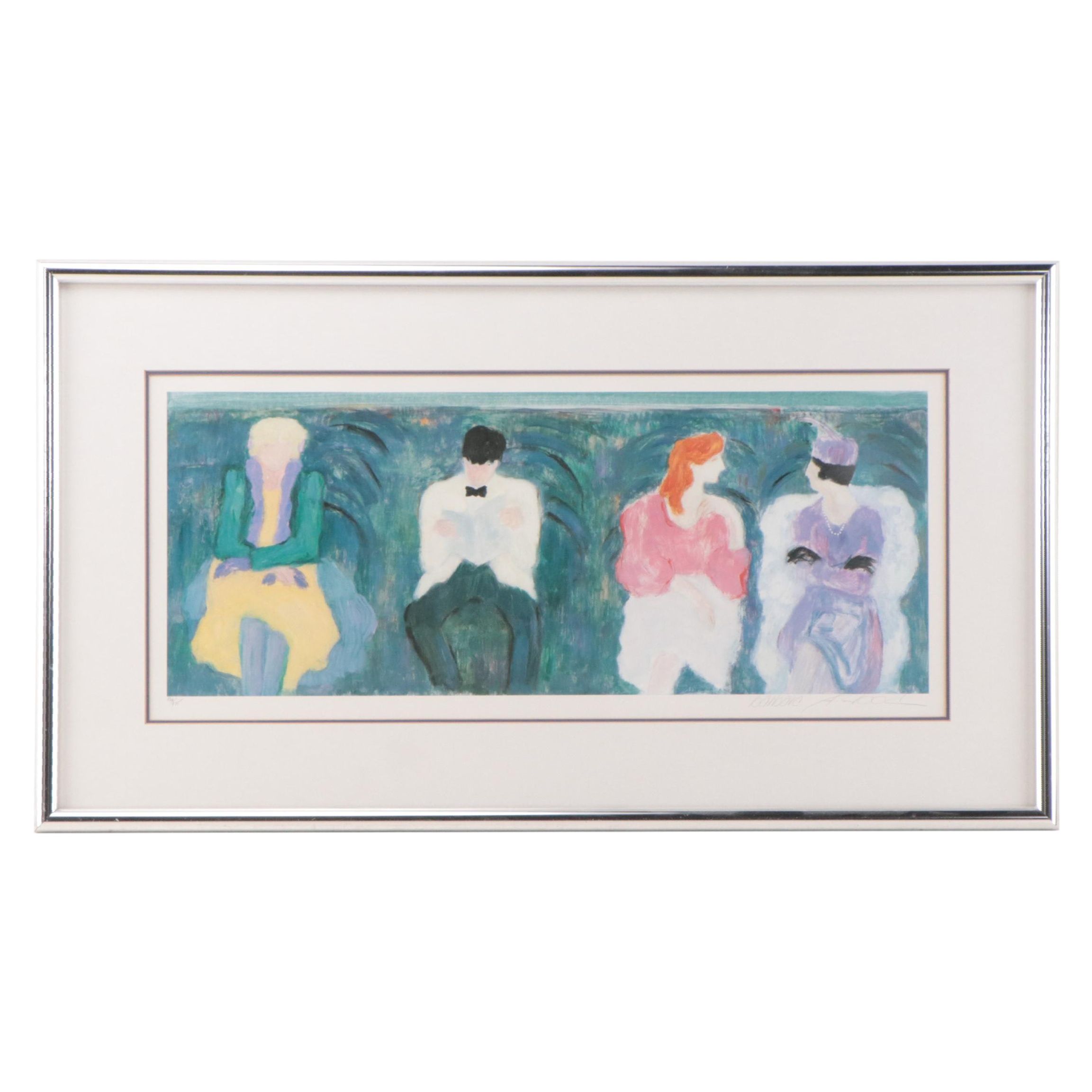 Barbara A. Wood Offset Lithograph "Act I"