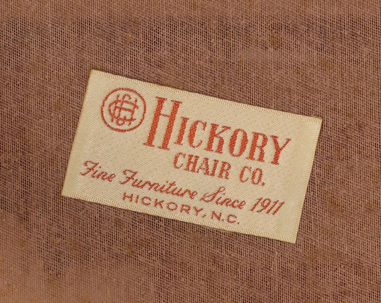 Hickory Chair Regency Style Faux Bamboo and Faux Leather Armchair and Ottoman