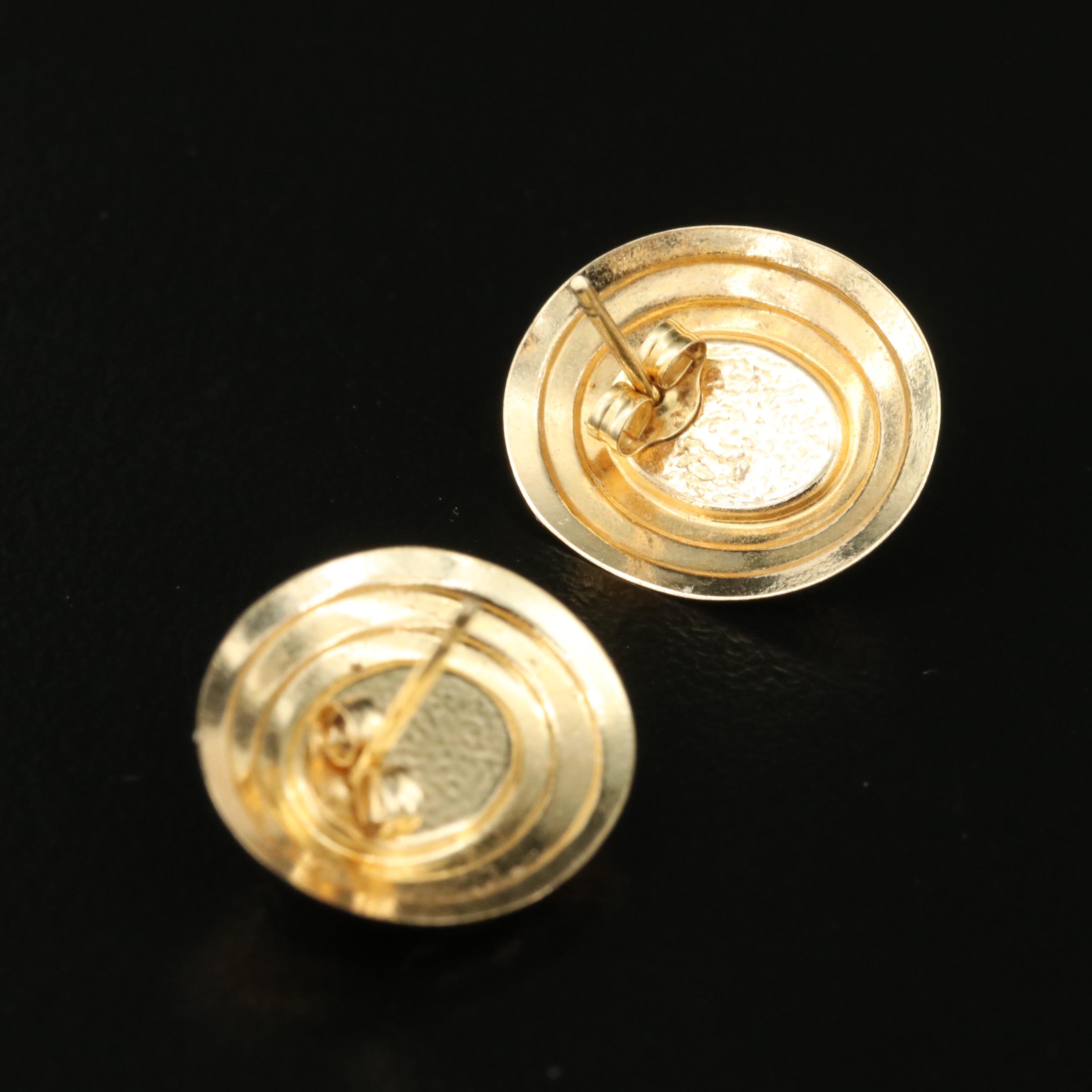 14K Lapis Lazuli Earrings