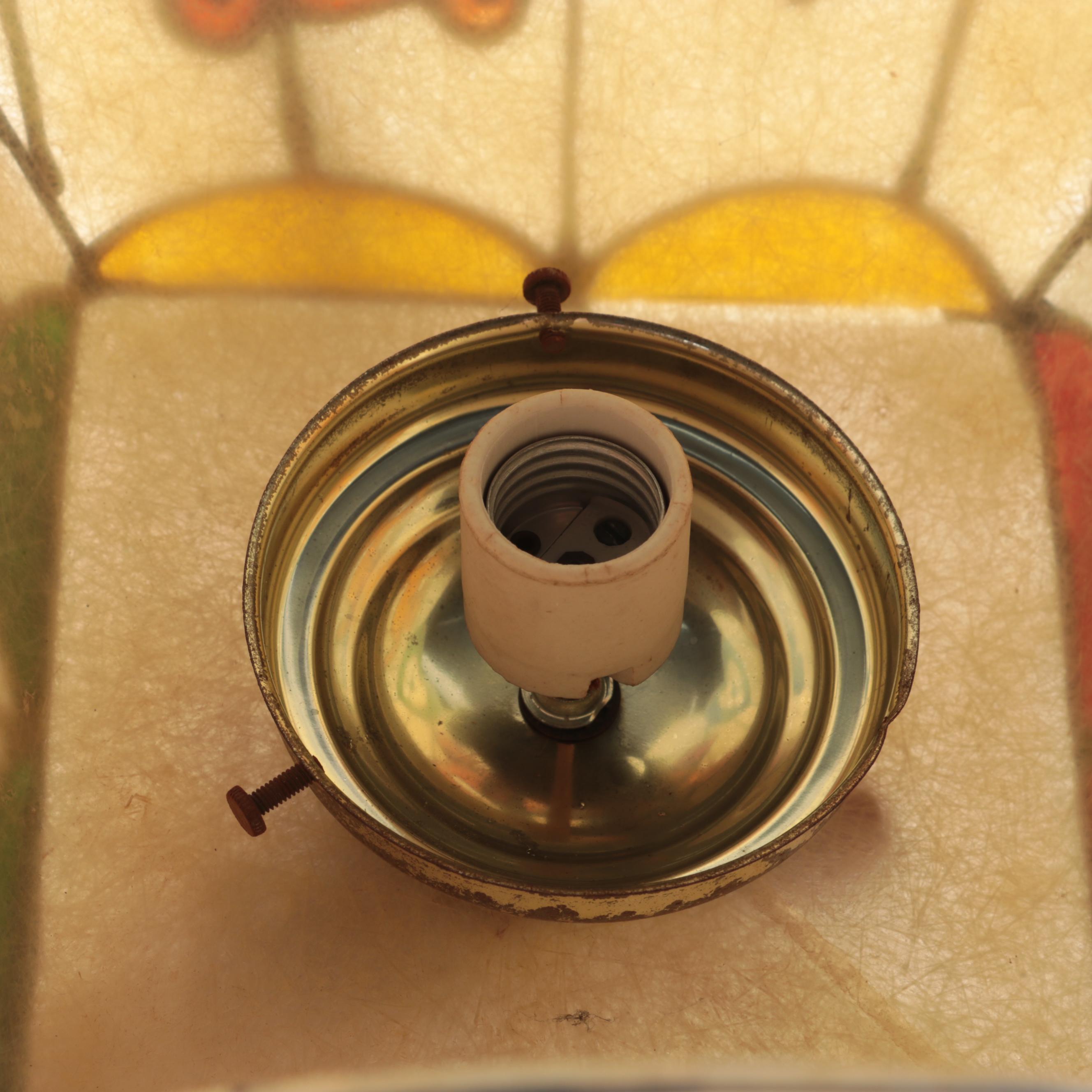 Del Val Lion and Tiger Circus Train Fiberglass Pendant Light, Mid-20th Century