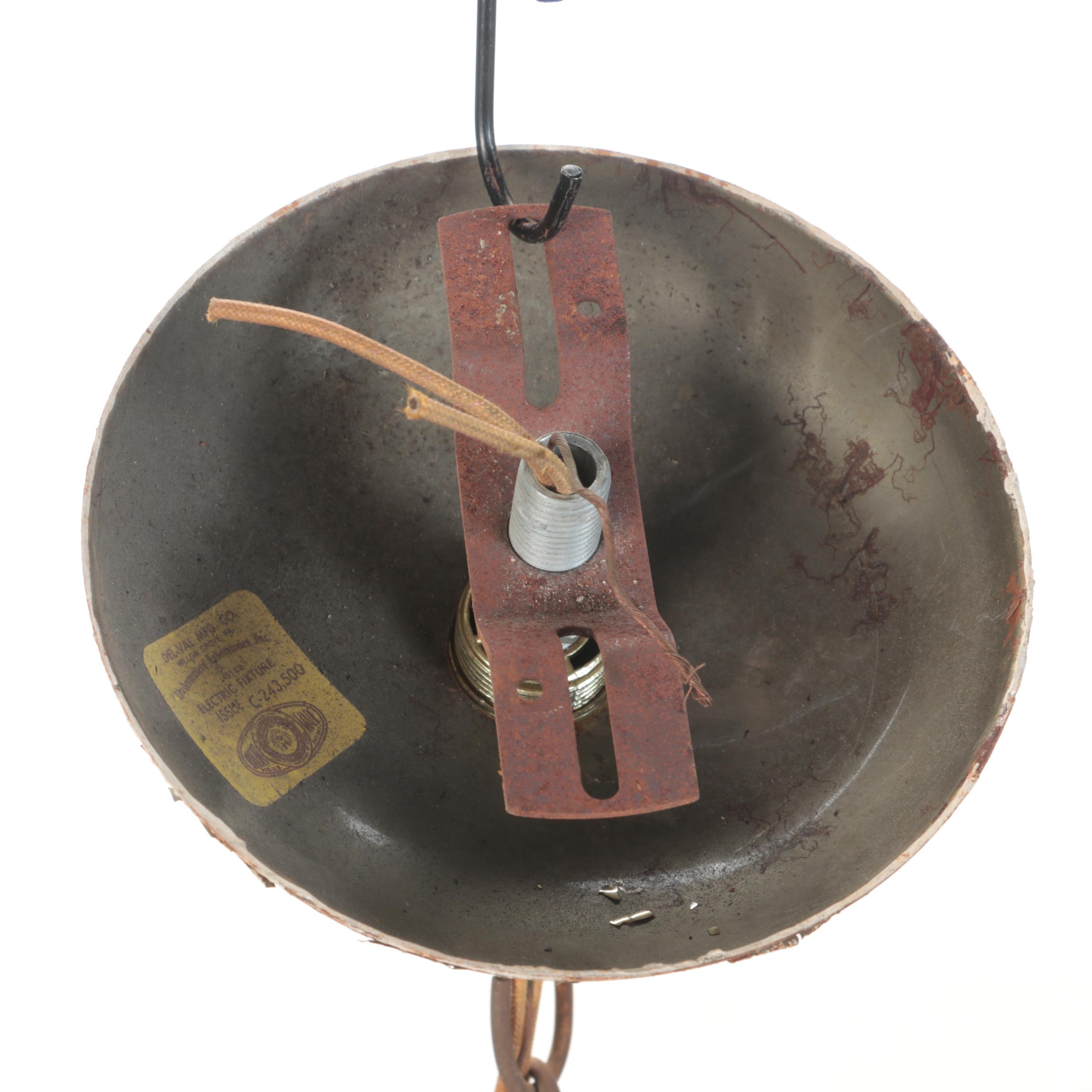 Del Val Lion and Tiger Circus Train Fiberglass Pendant Light, Mid-20th Century