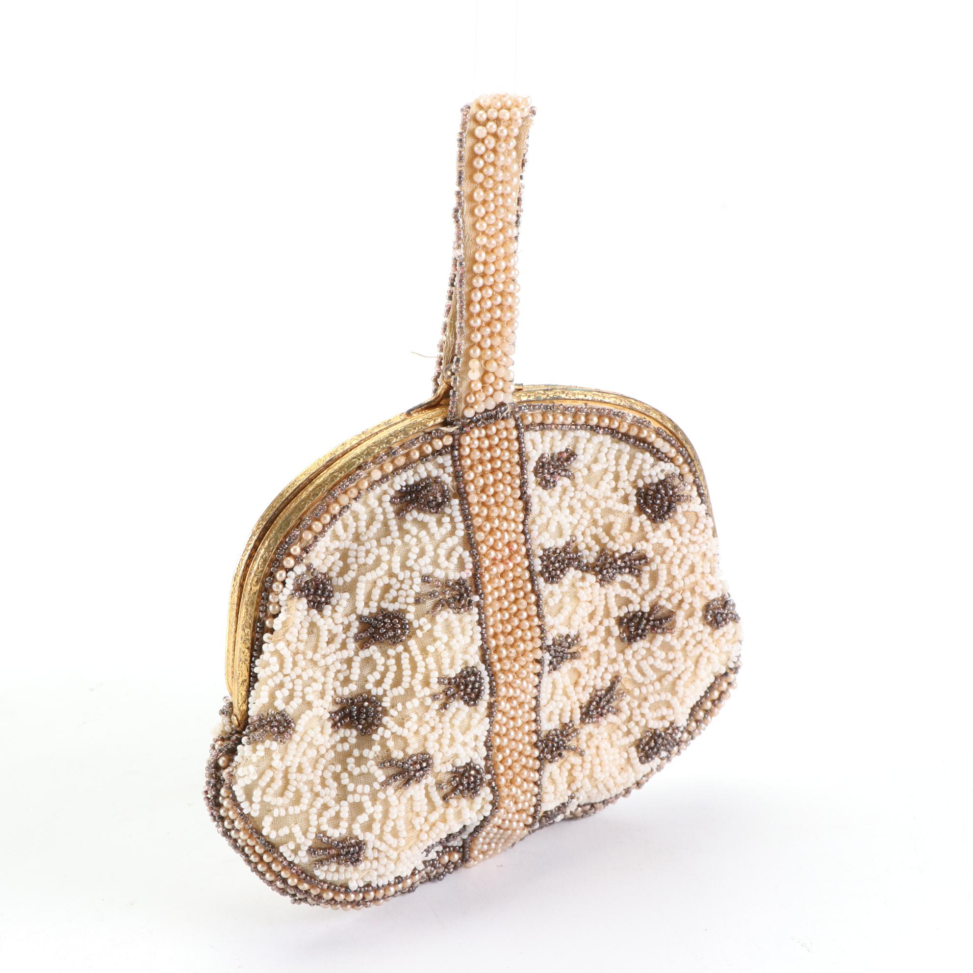 Lumured Cordé-Bead Handbag, Dorothy Dale Velvet Evening Bag, and More