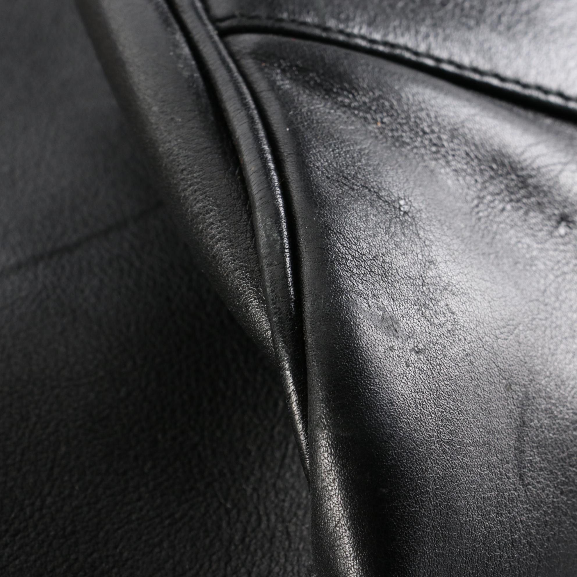 Gucci Bamboo Leather Shoulder Bag with Shoulder Strap