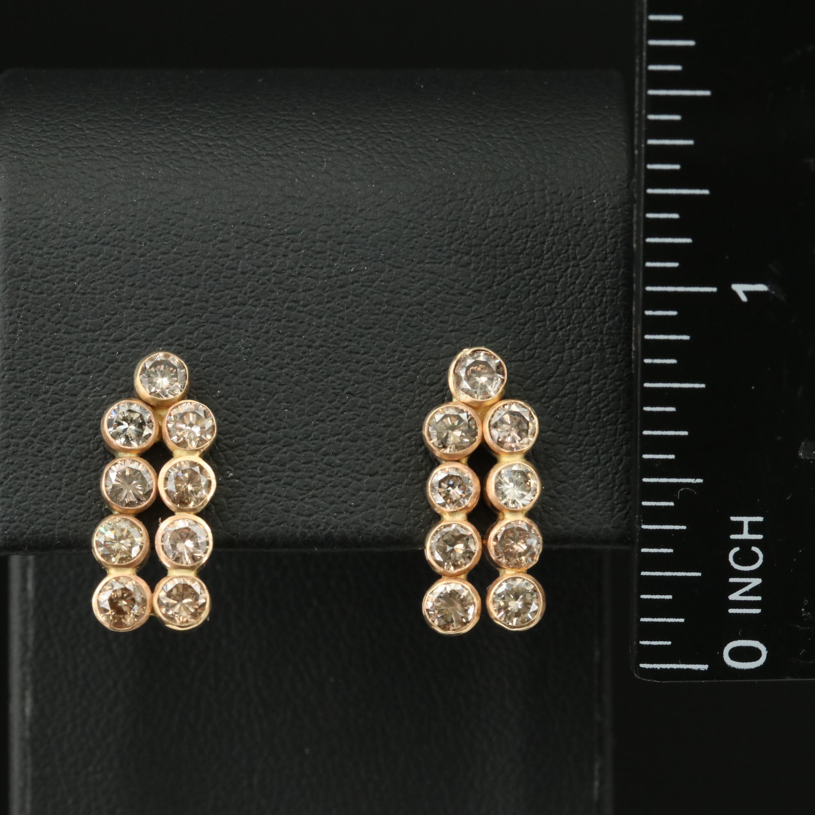 14K 2.16 CTW Diamond Earrings