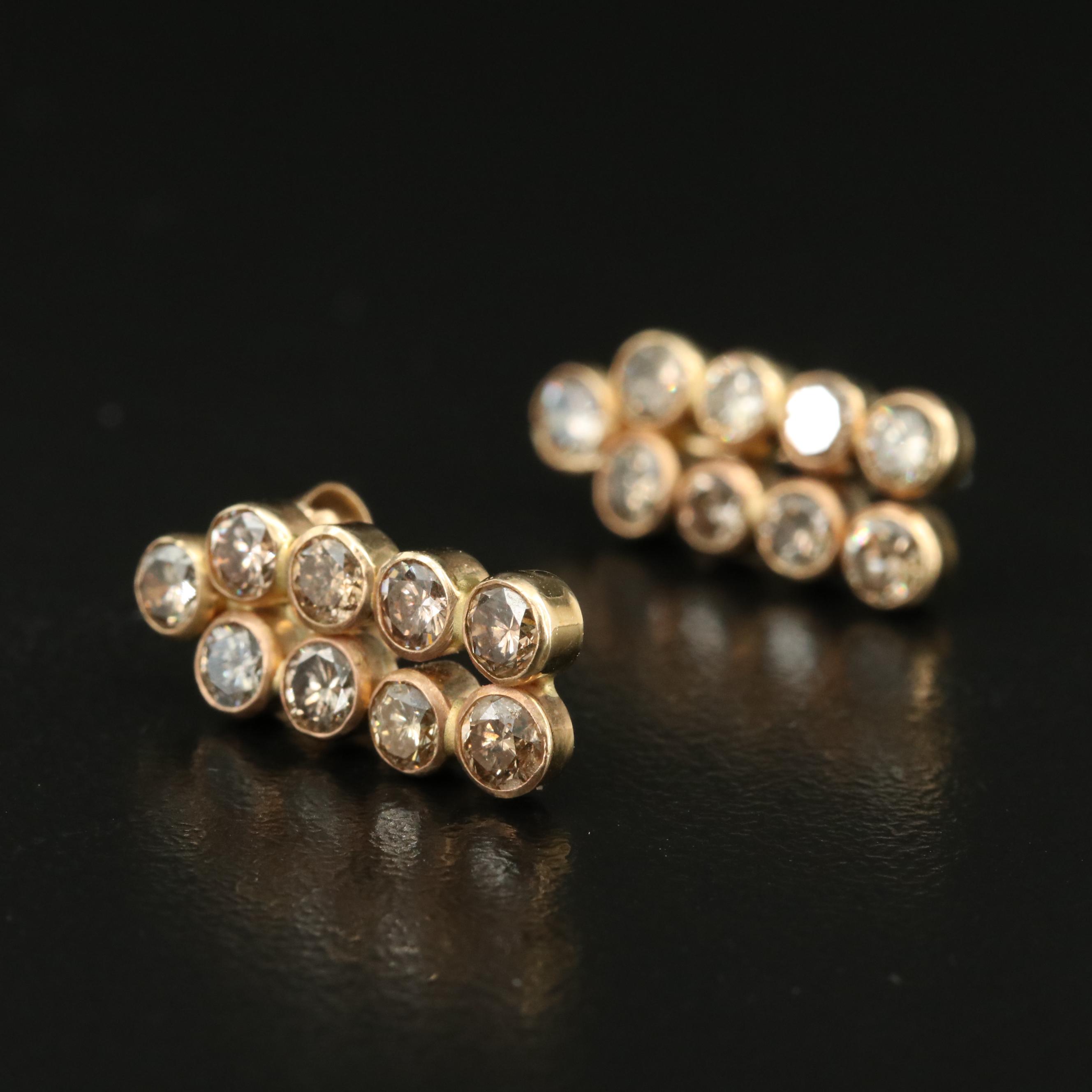 14K 2.16 CTW Diamond Earrings