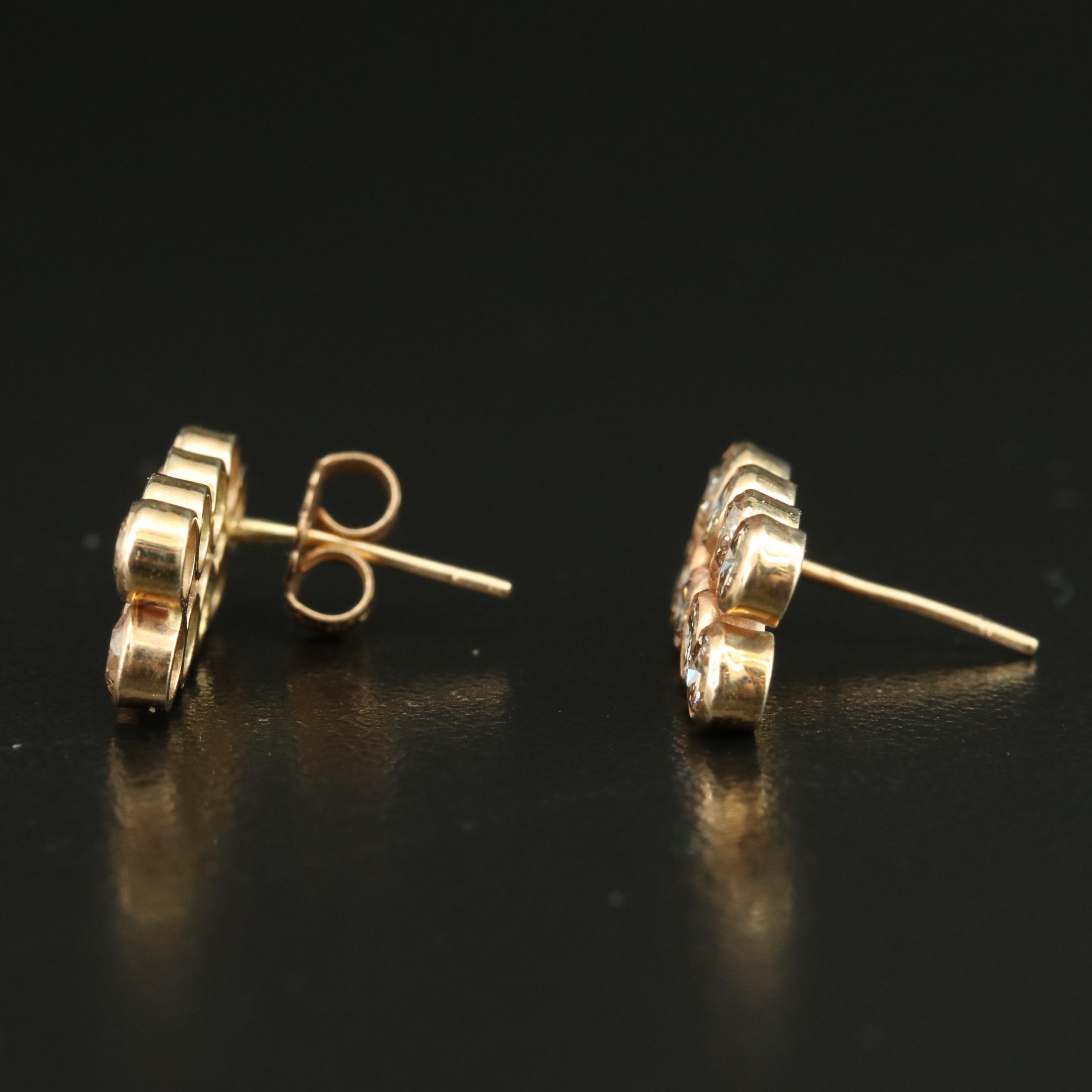 14K 2.16 CTW Diamond Earrings