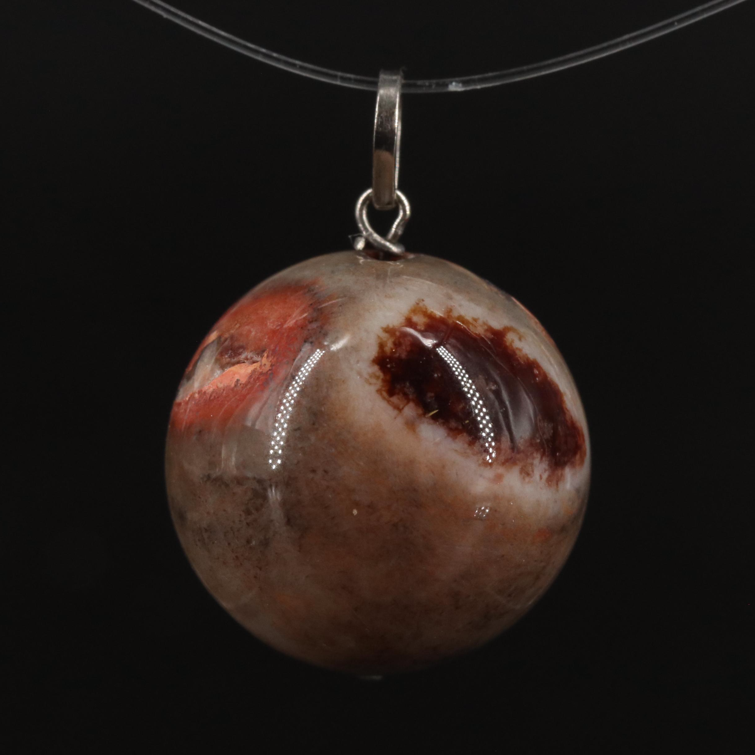 14K Jasper Pendant
