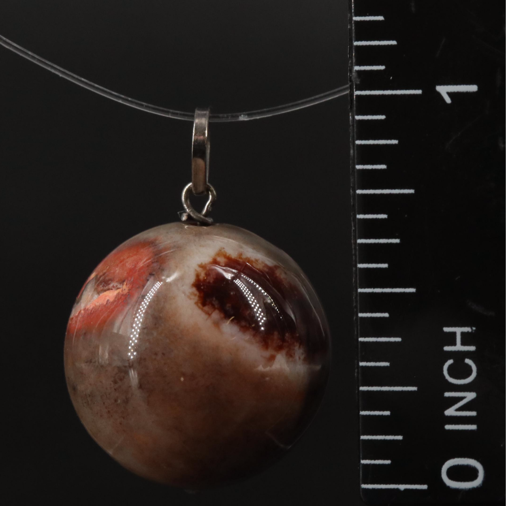 14K Jasper Pendant