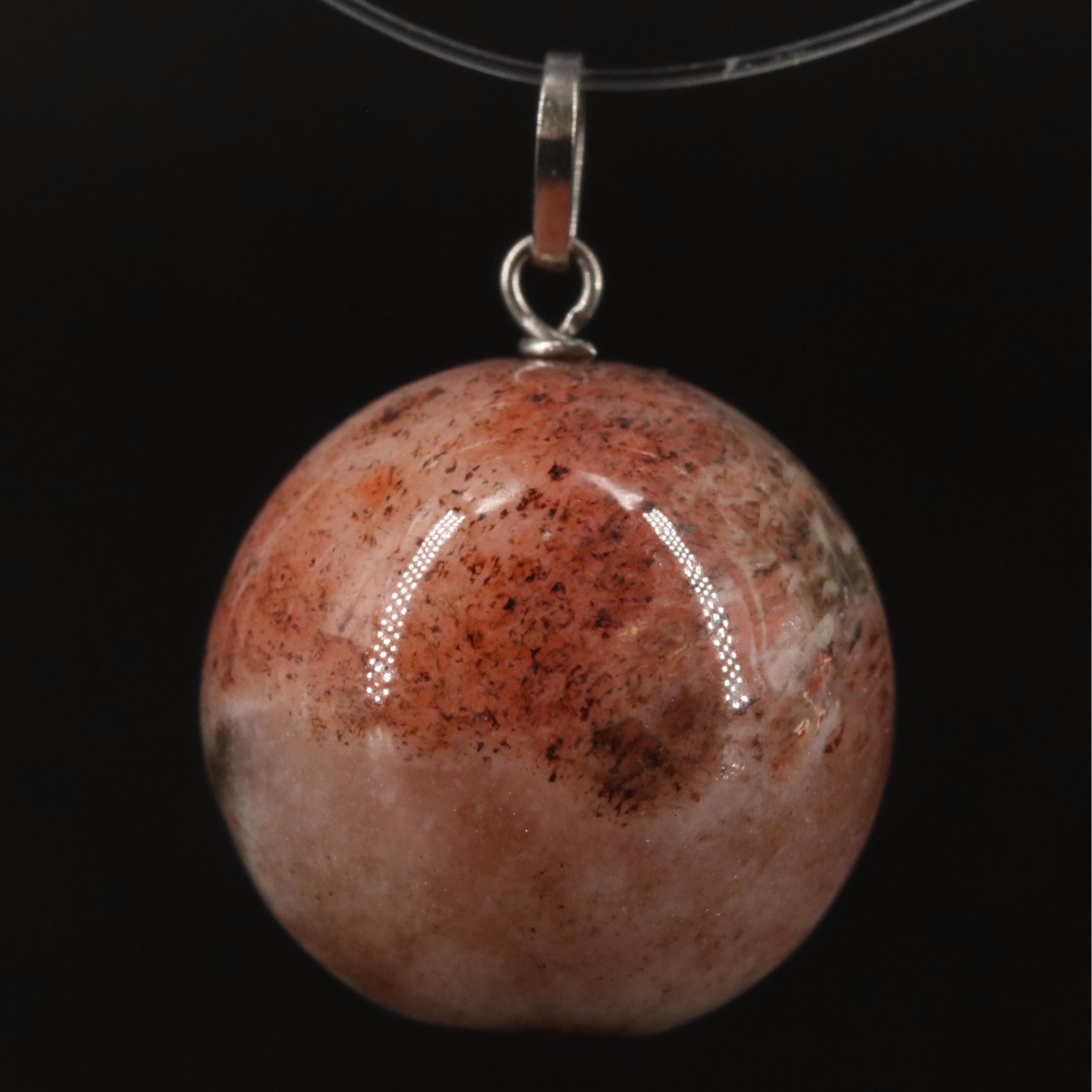 14K Jasper Pendant
