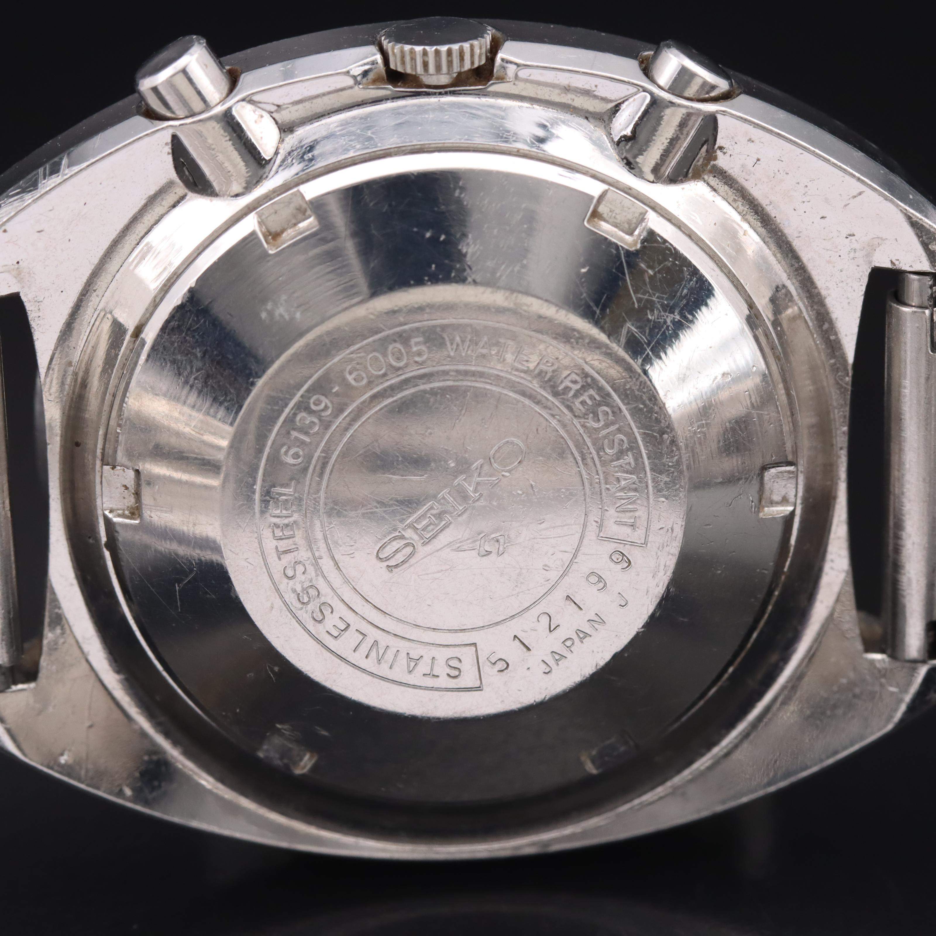 Vintage Seiko "Pogue" Automatic Chronograph Watch