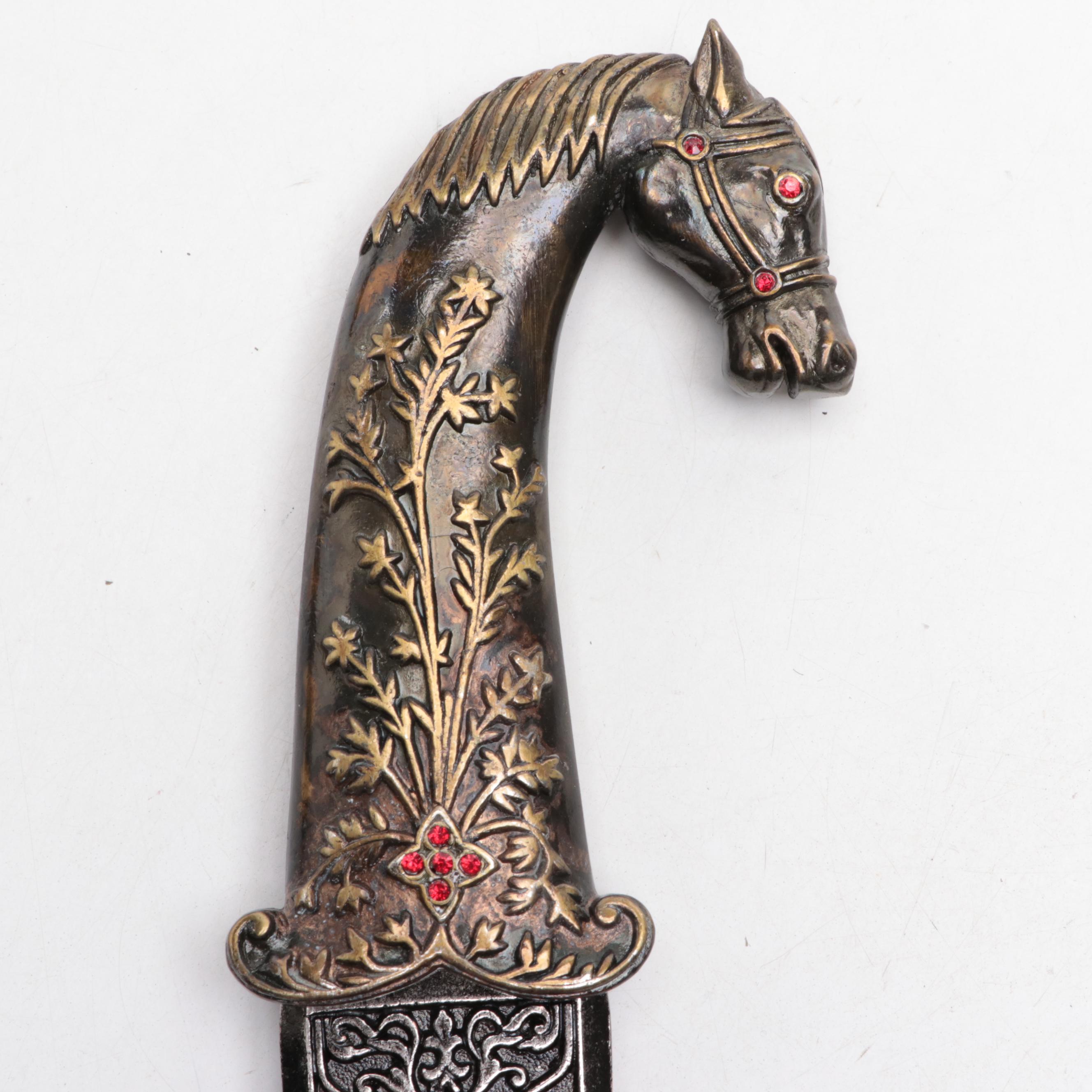 Denix Decorative Replica 1680 Italian Triple Barrel Pistol and Dagger