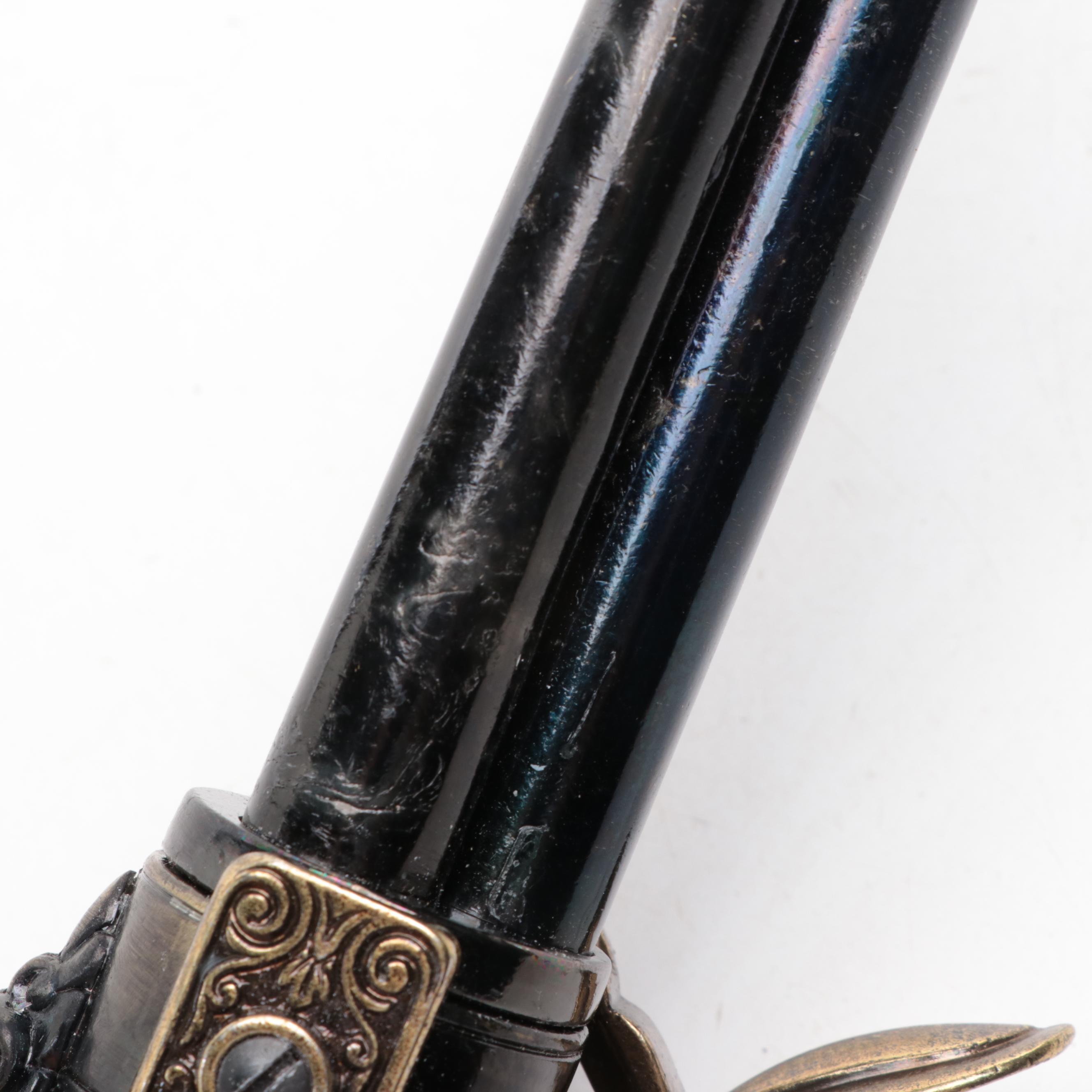 Denix Decorative Replica 1680 Italian Triple Barrel Pistol and Dagger
