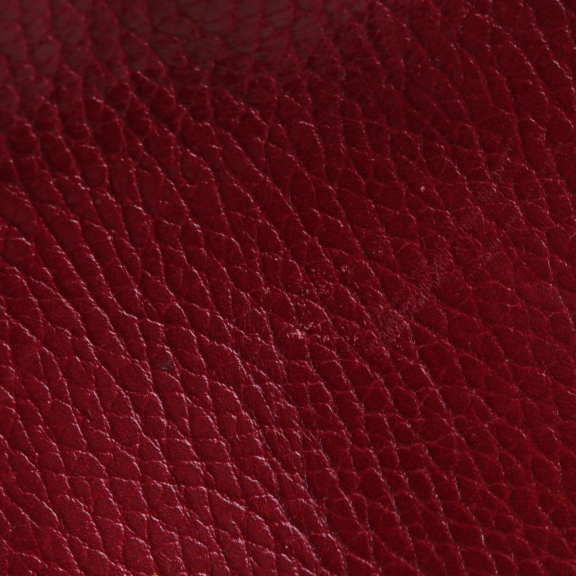 Cartier Must de Cartier Crossbody Bag in Burgundy Leather