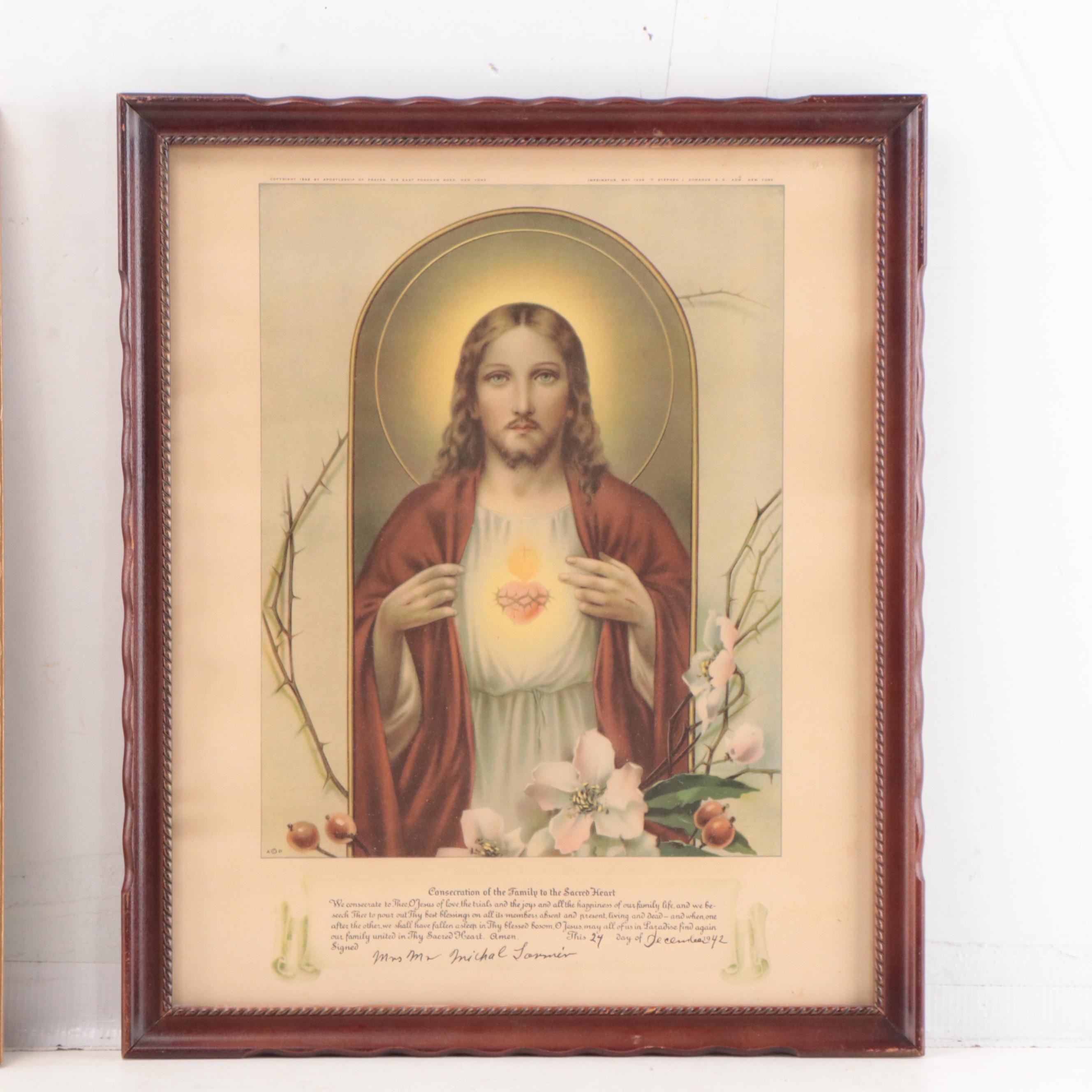 Offset Lithographs of Jesus