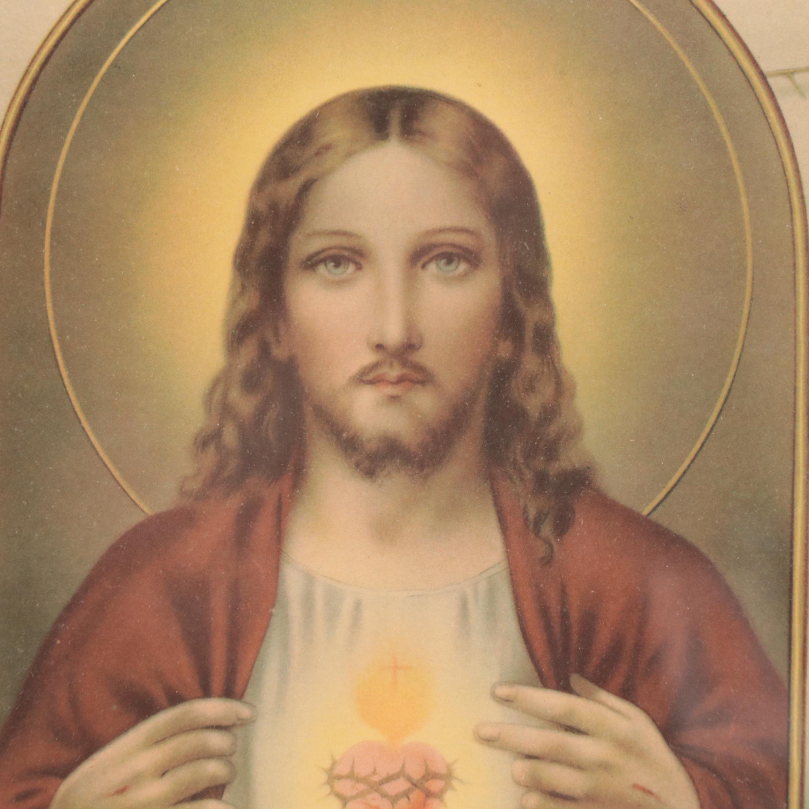 Offset Lithographs of Jesus