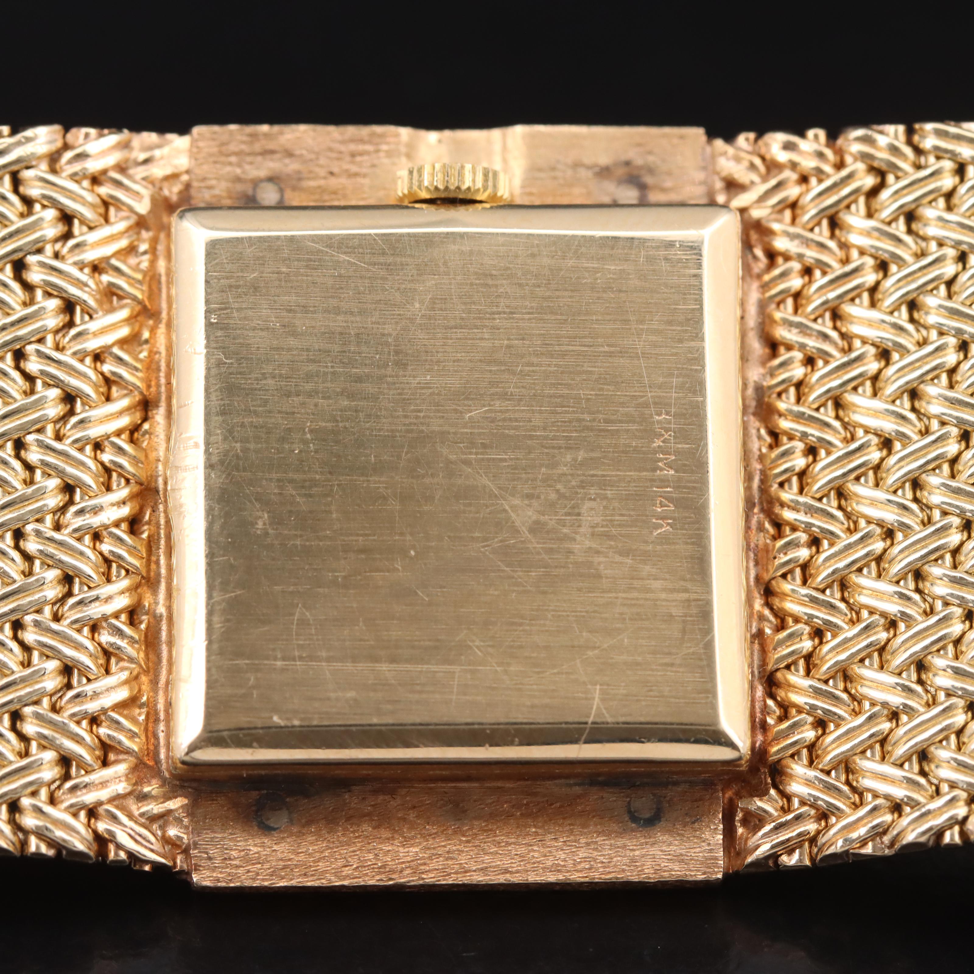 Baume & Mercier 14K Diamond Watch