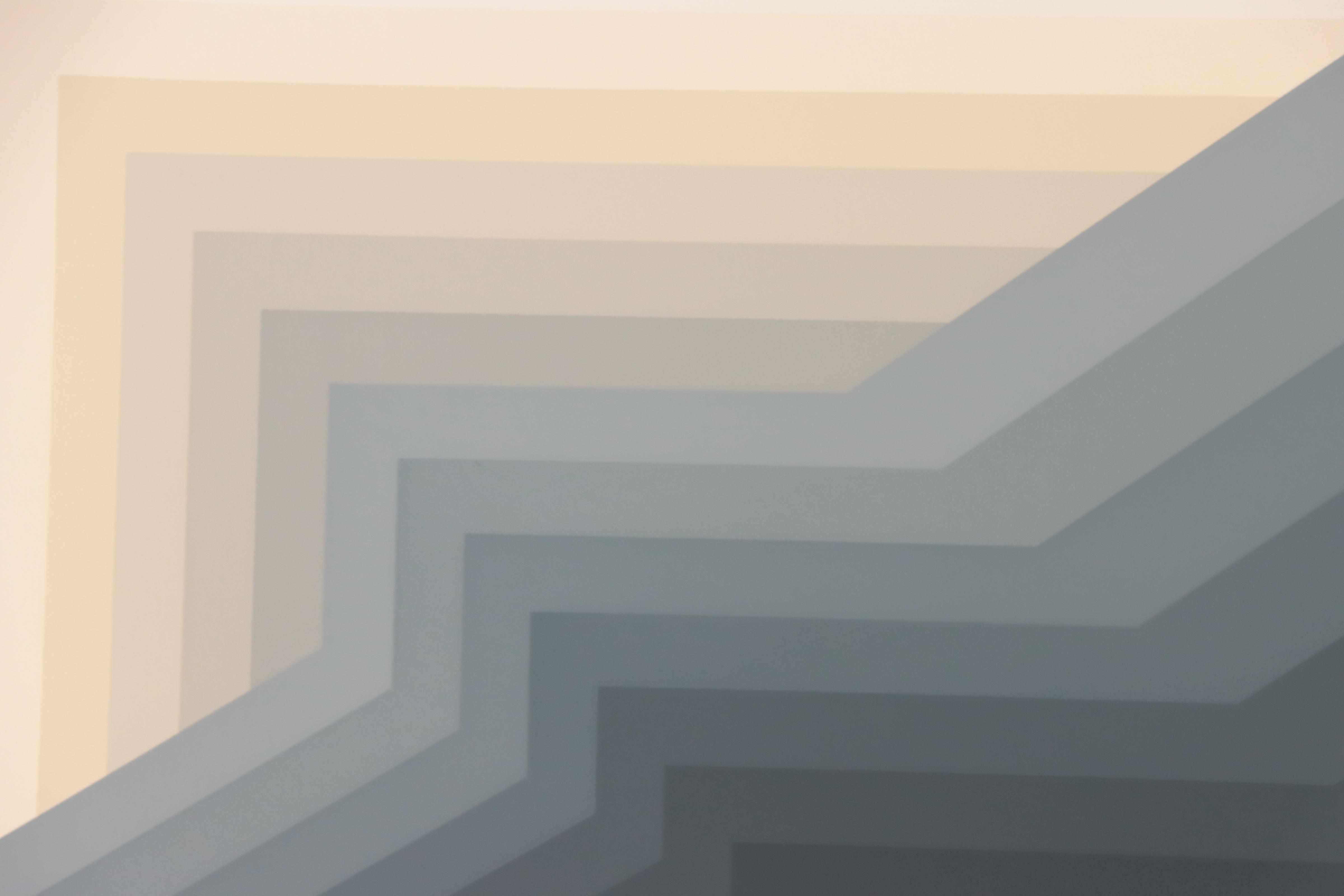 Jurgen Peters Op Art Serigraph "Spur," 1981