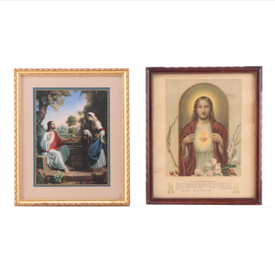 Offset Lithographs of Jesus