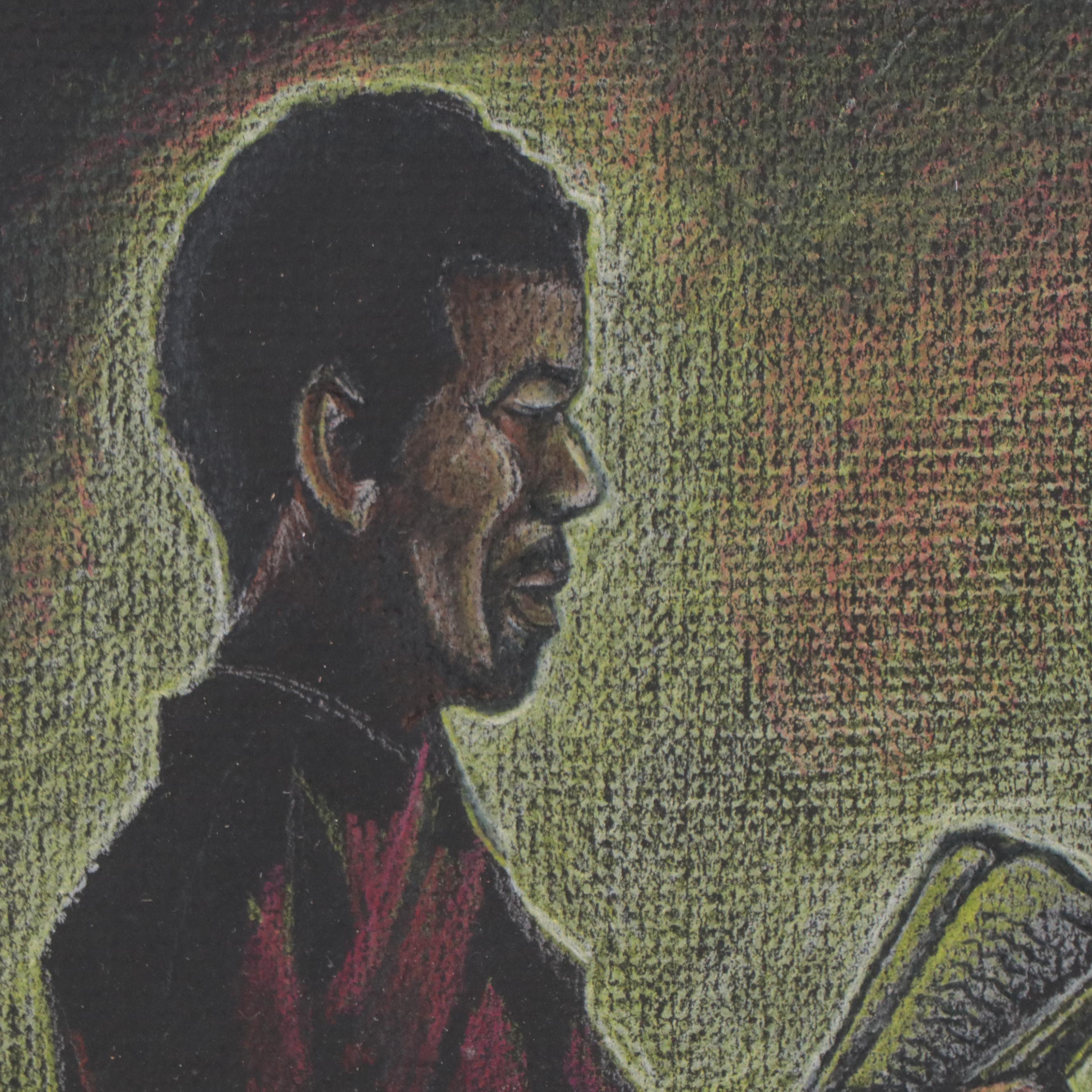 Gerald Hearne Pastel Drawing of Figure, 1994