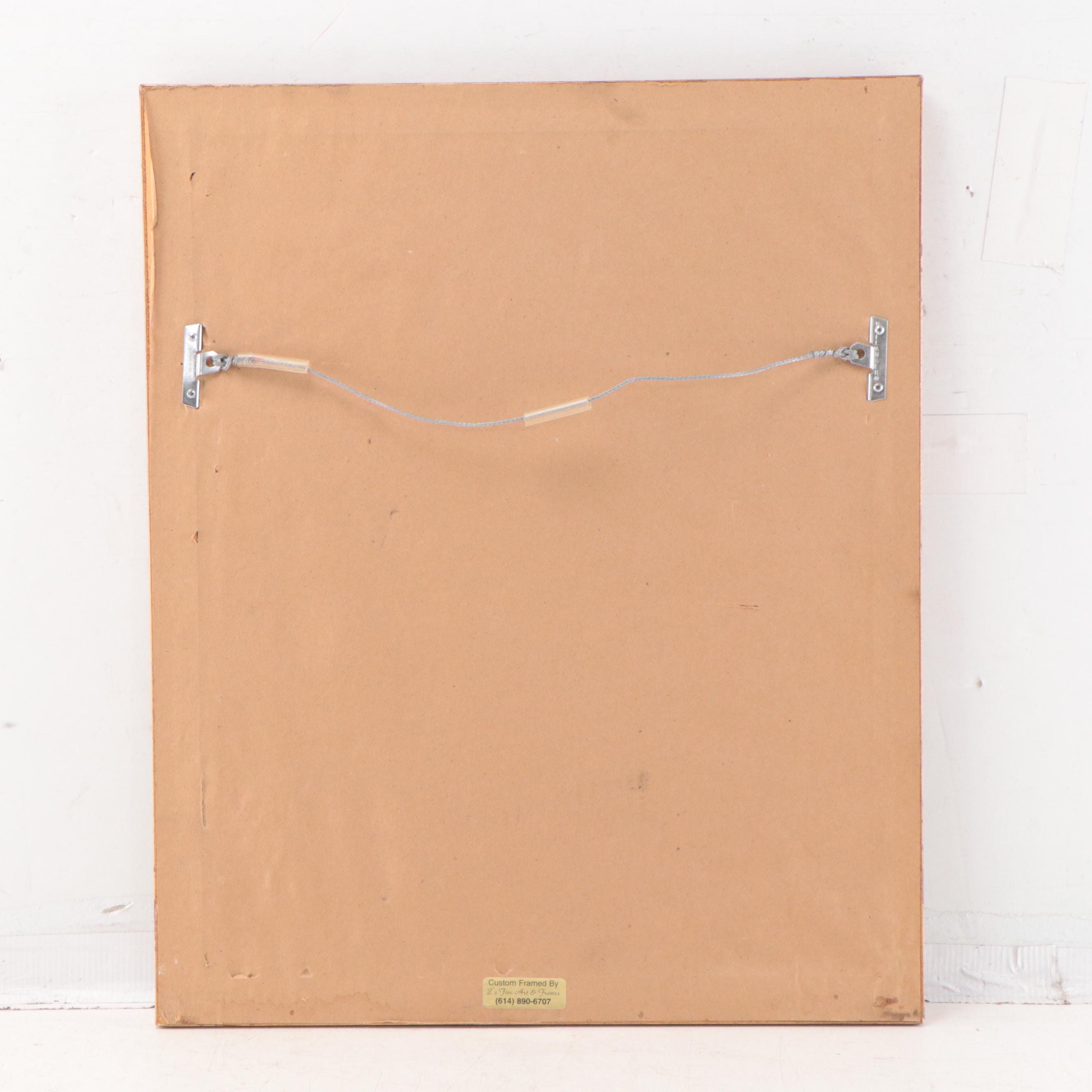 Gerald Hearne Pastel Drawing of Figure, 1994