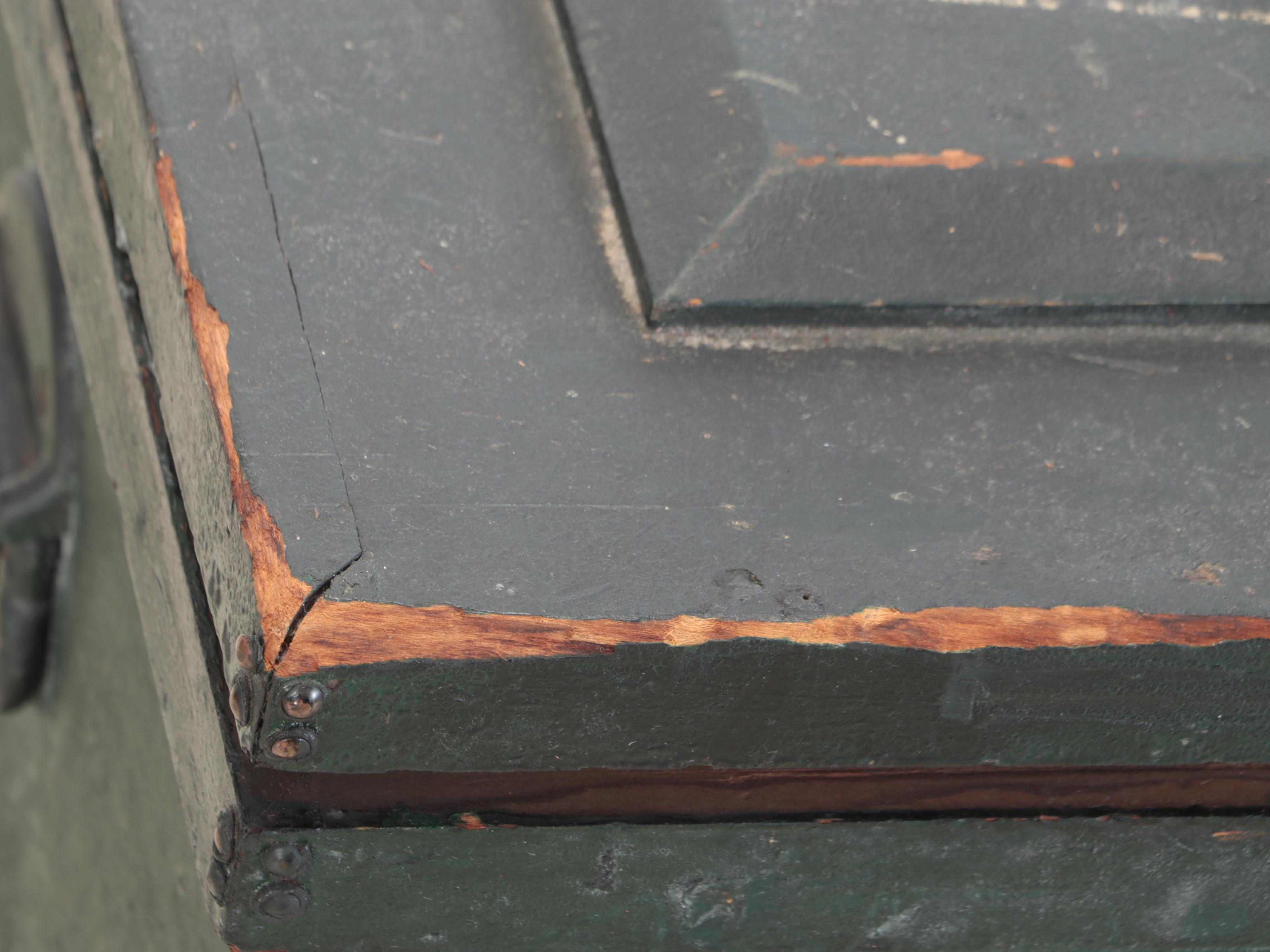 Victorian Painted Pine Tool Chest, Late 19th Century