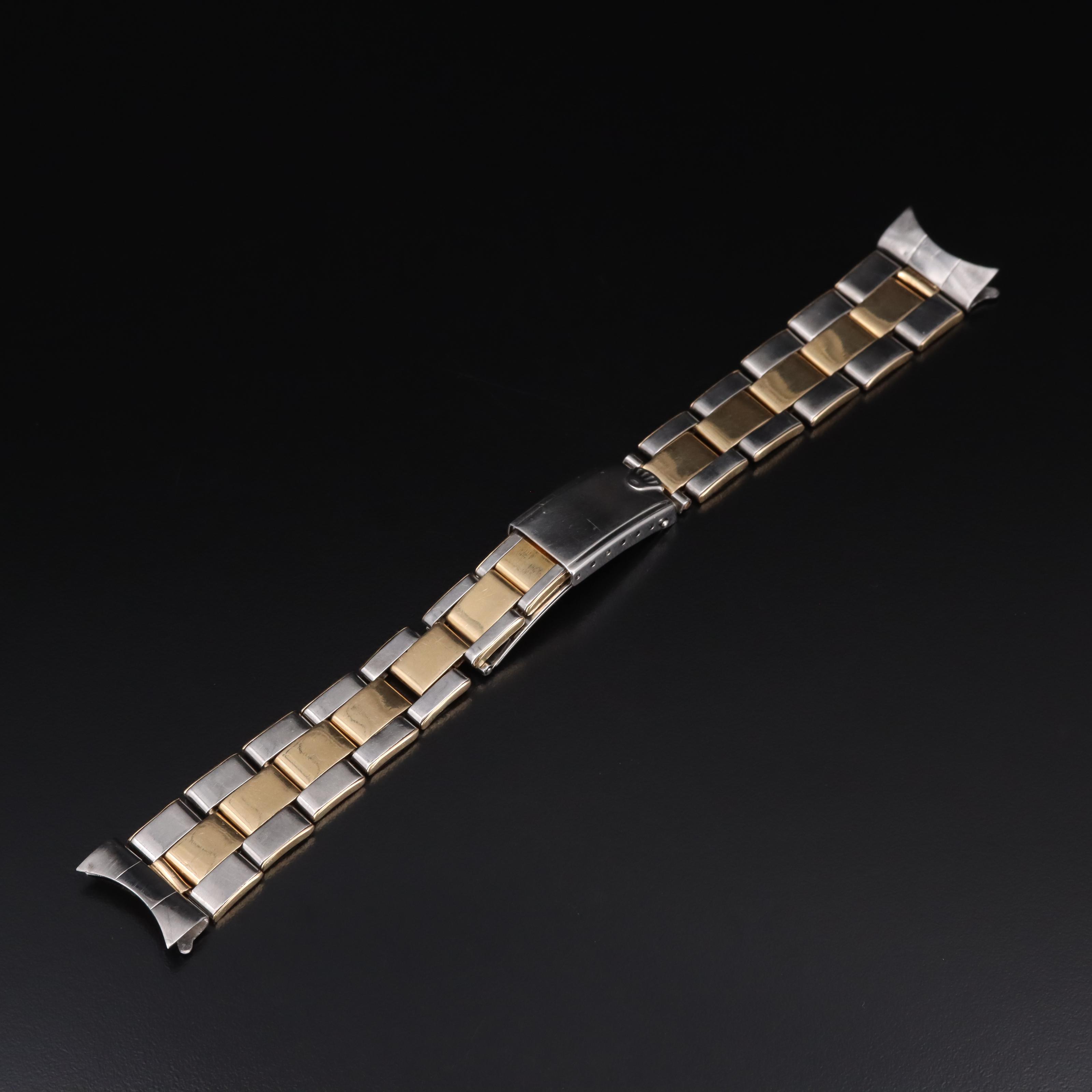 1971 Rolex 14K and Steelinox Oyster Bracelet
