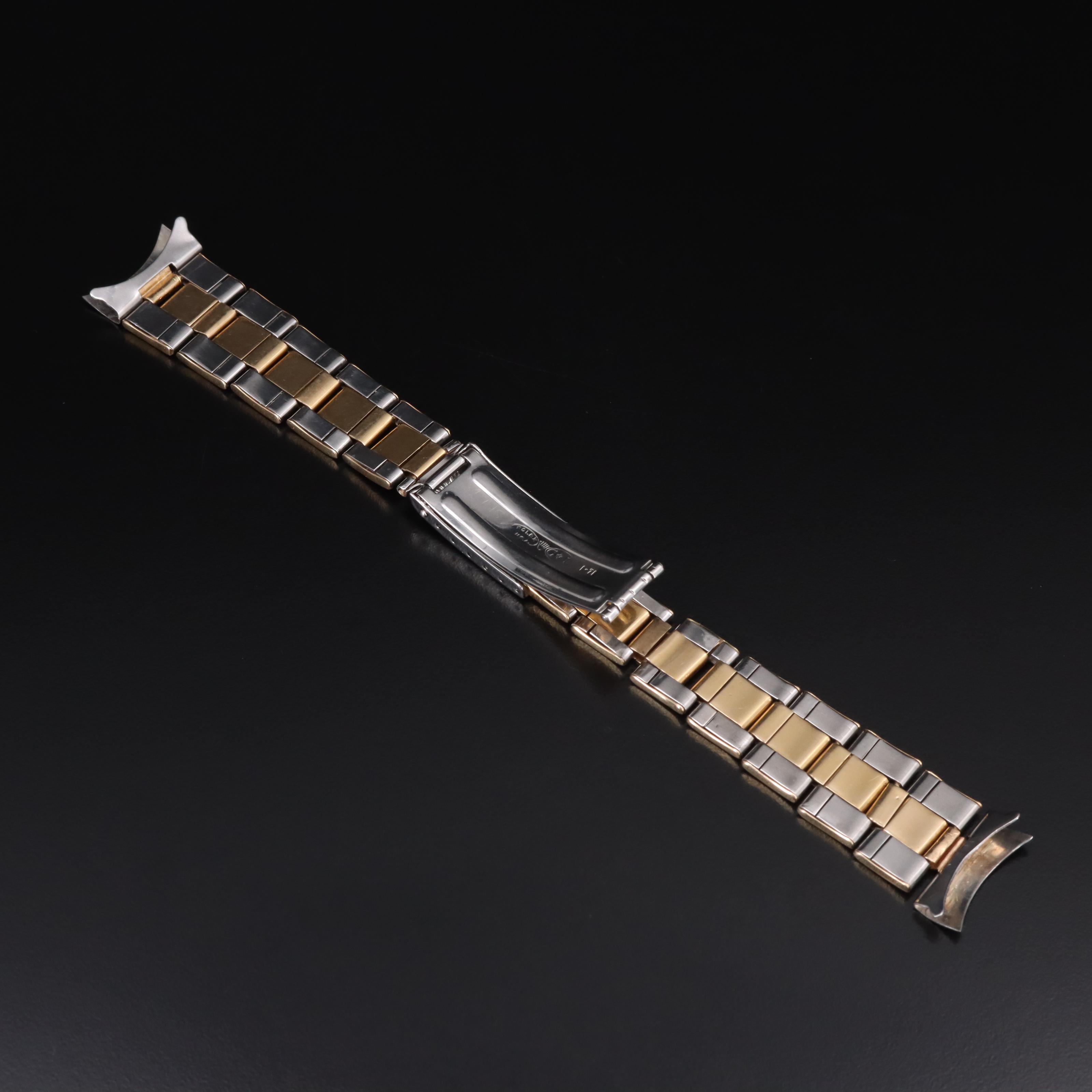 1971 Rolex 14K and Steelinox Oyster Bracelet