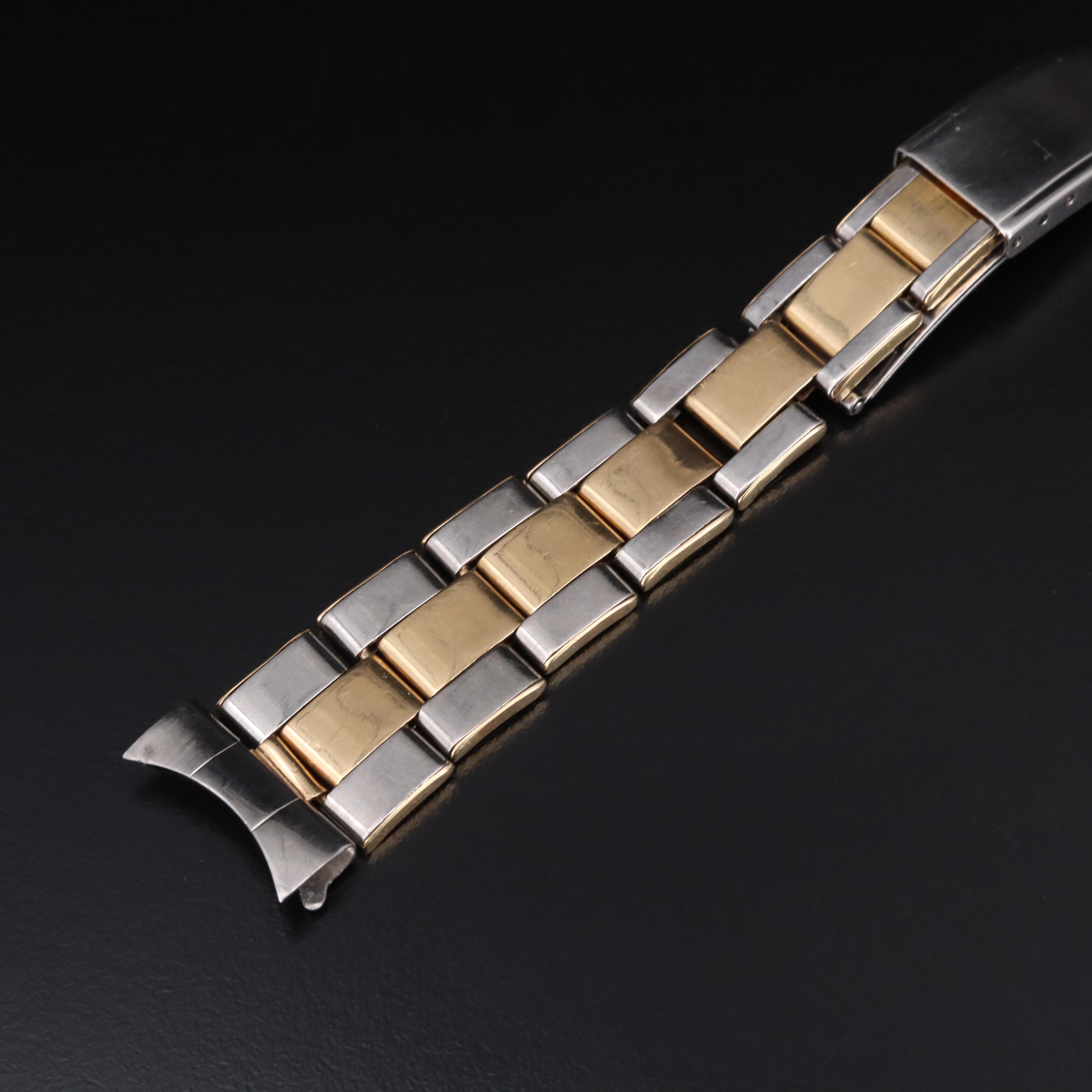 1971 Rolex 14K and Steelinox Oyster Bracelet