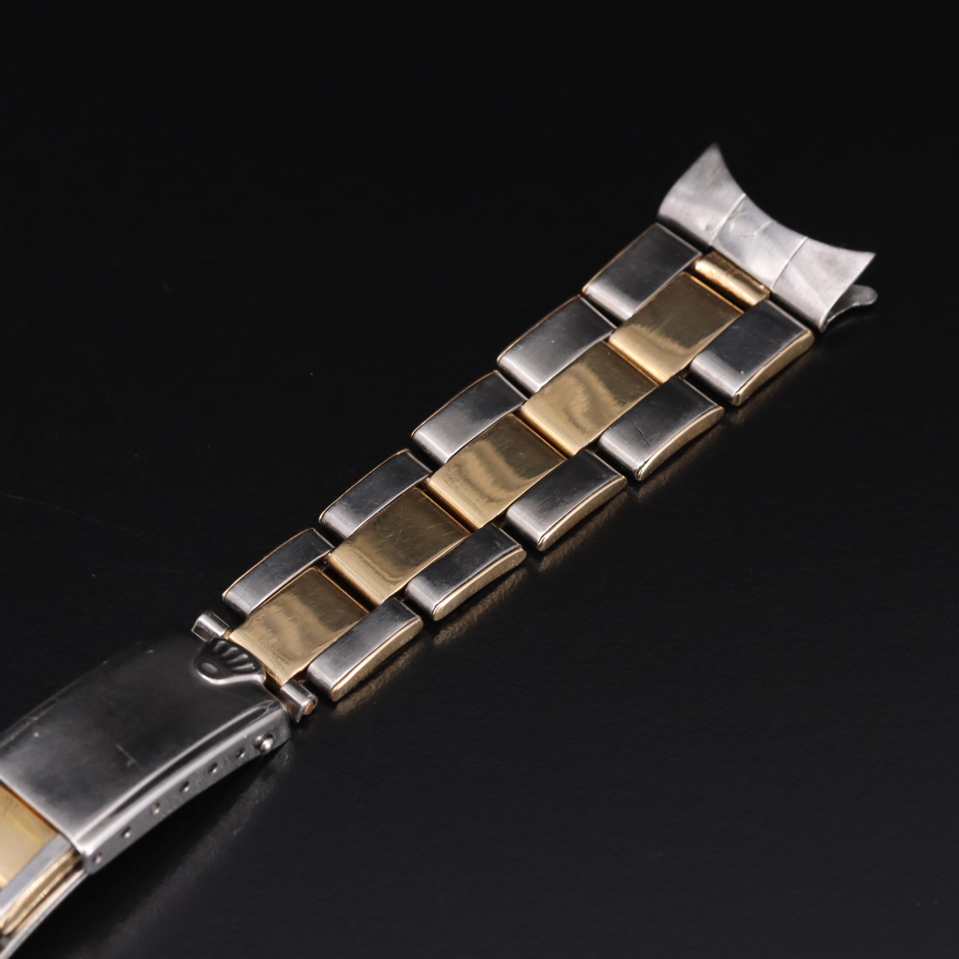 1971 Rolex 14K and Steelinox Oyster Bracelet