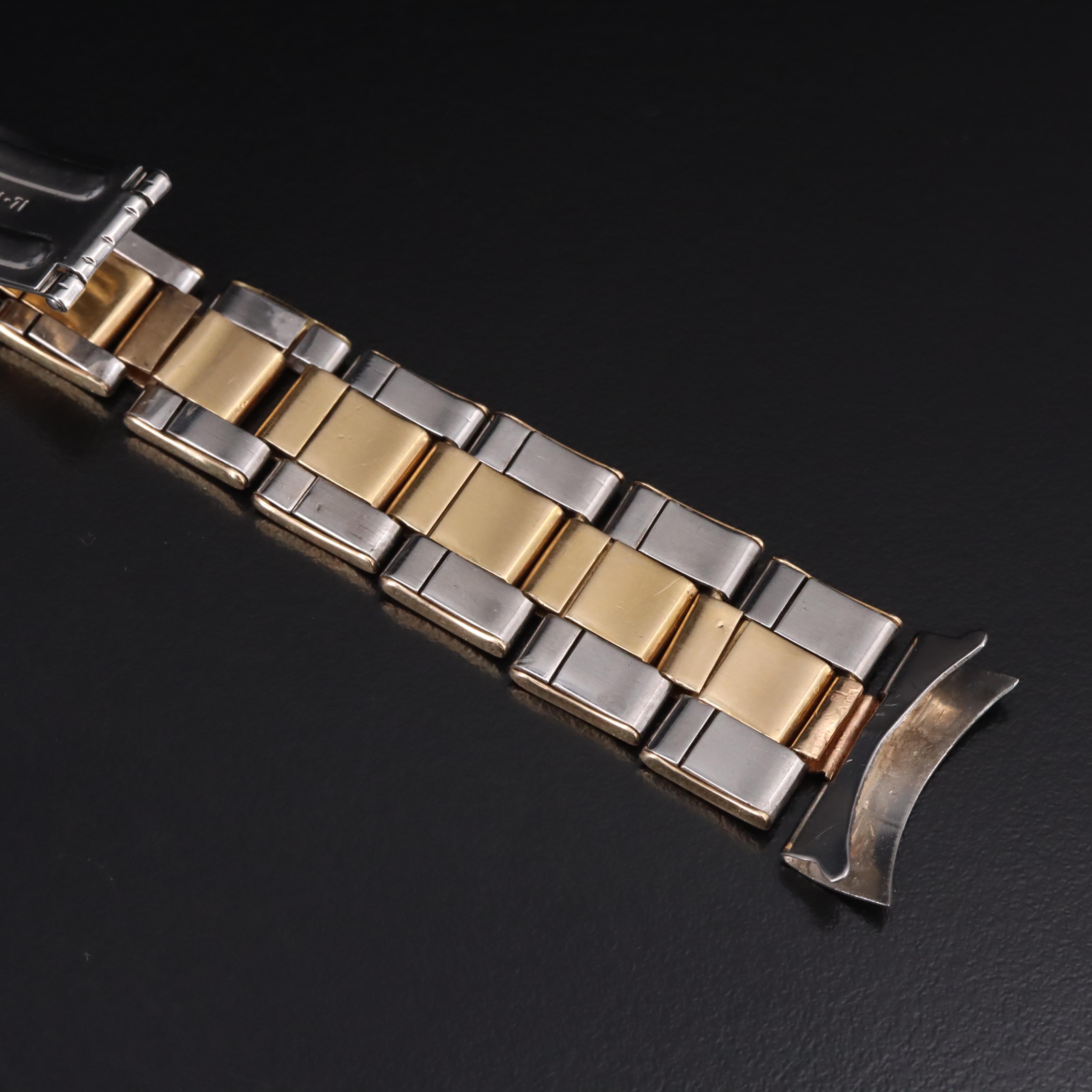 1971 Rolex 14K and Steelinox Oyster Bracelet