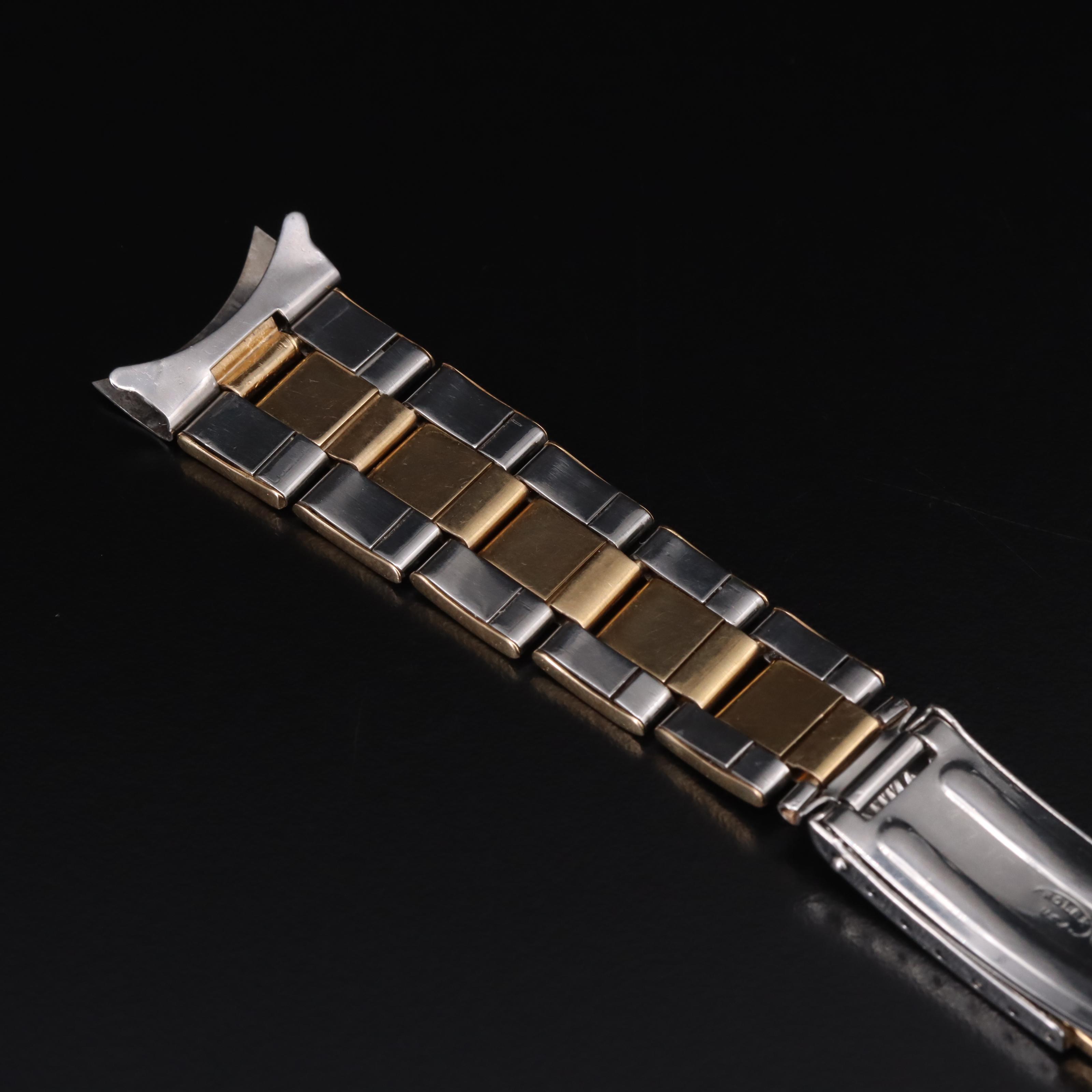 1971 Rolex 14K and Steelinox Oyster Bracelet